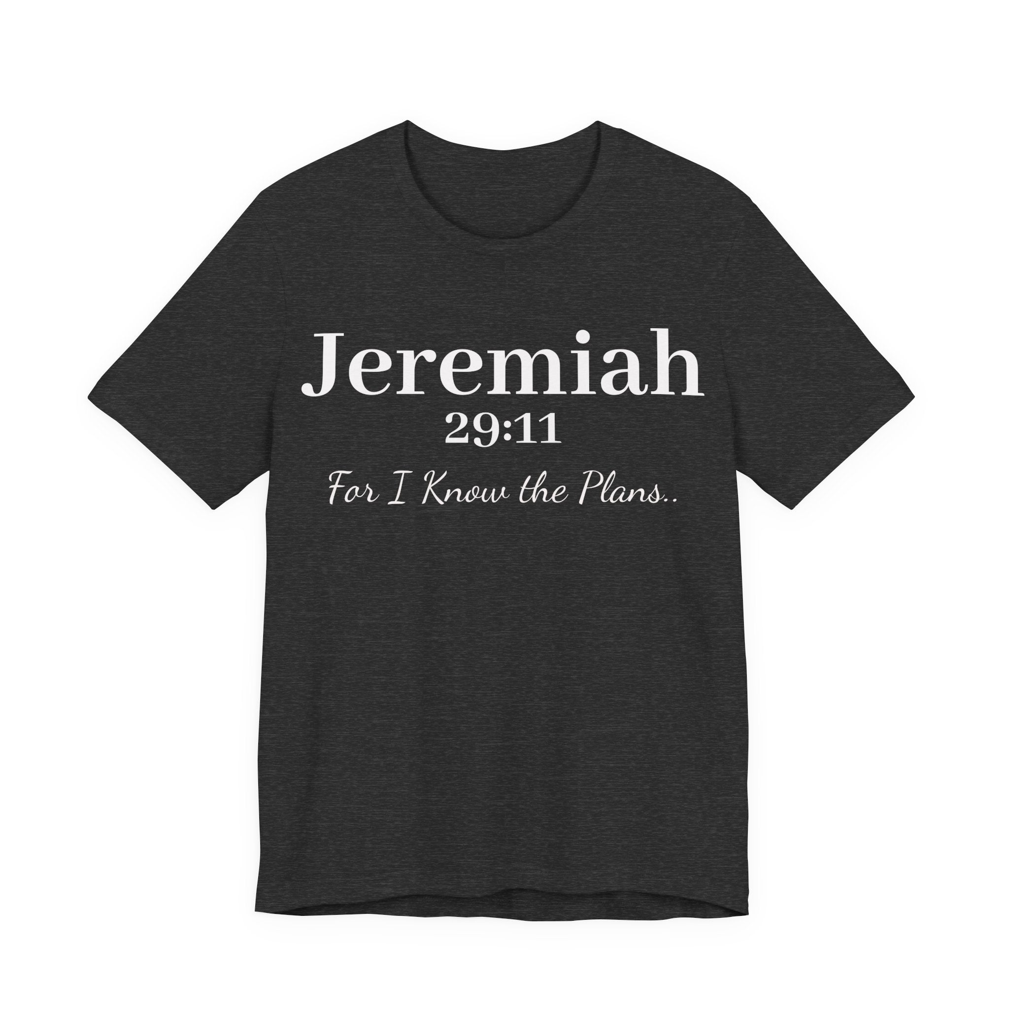 Jeremiah 29:11 Inspirational Bible Verse T‑Shirt — Faith Christian Tee