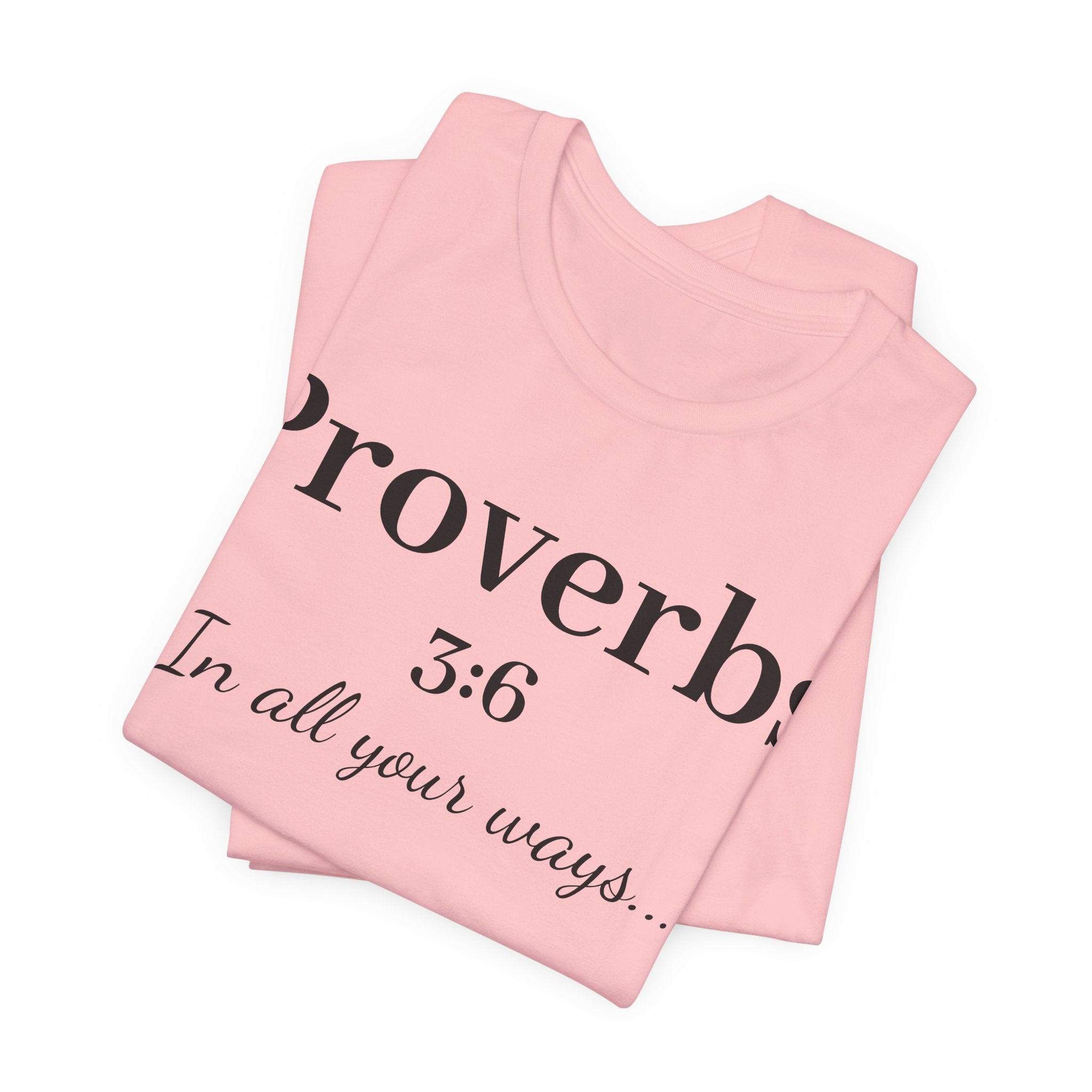 Proverbs 3:6 Faith T‑Shirt — "In All Your Ways" Christian Tee