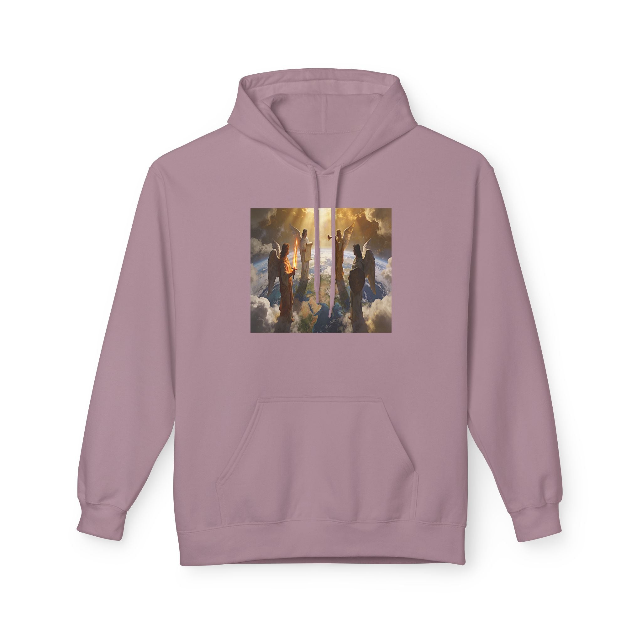 Christian Ascension Hoodie – Jesus and Angels Religious Pullover