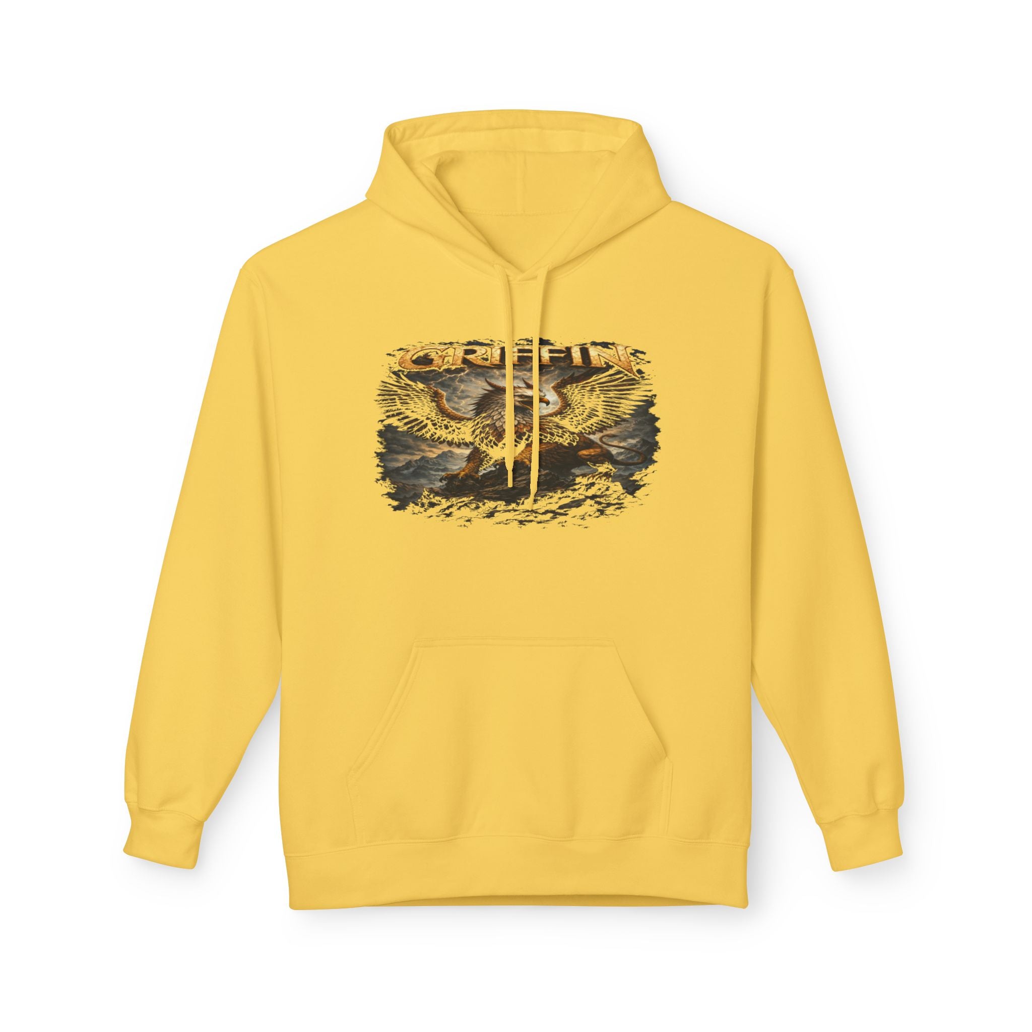 Griffin Graphic Hoodie - Mythical Eagle Design