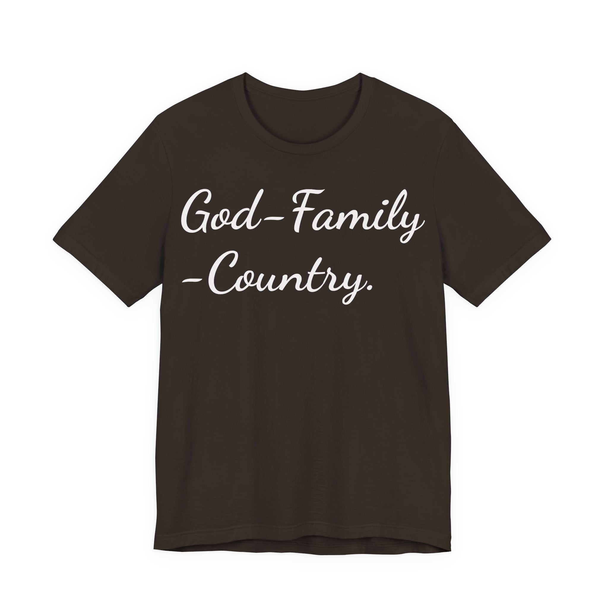 God • Family • Country T-Shirt — Patriotic Faith & Family Tee