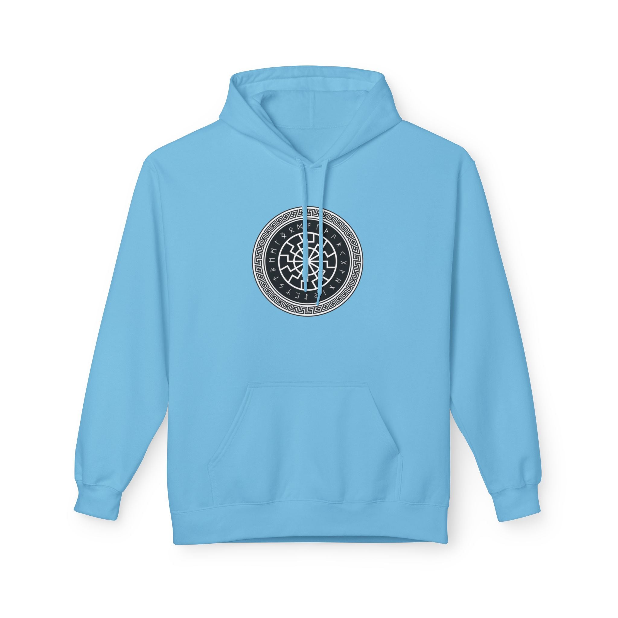 A Symbol of Luck in Norse Culture-Hoodie — Geometric Spiritual Graphic