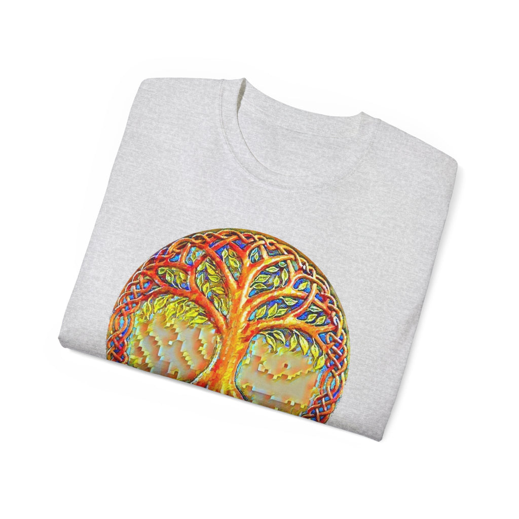 Yggdrasil – The Tree of Life Cotton Tee — Vibrant Spiritual Nature T-Shirt