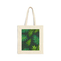 Tote Bag — Tropical Monstera Leaf Canvas Tote