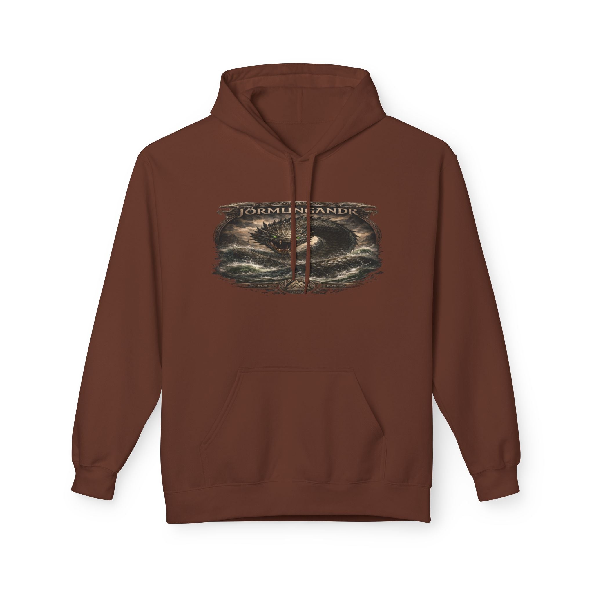 Jörmungandr is the Midgard serpent Viking Hoodie —