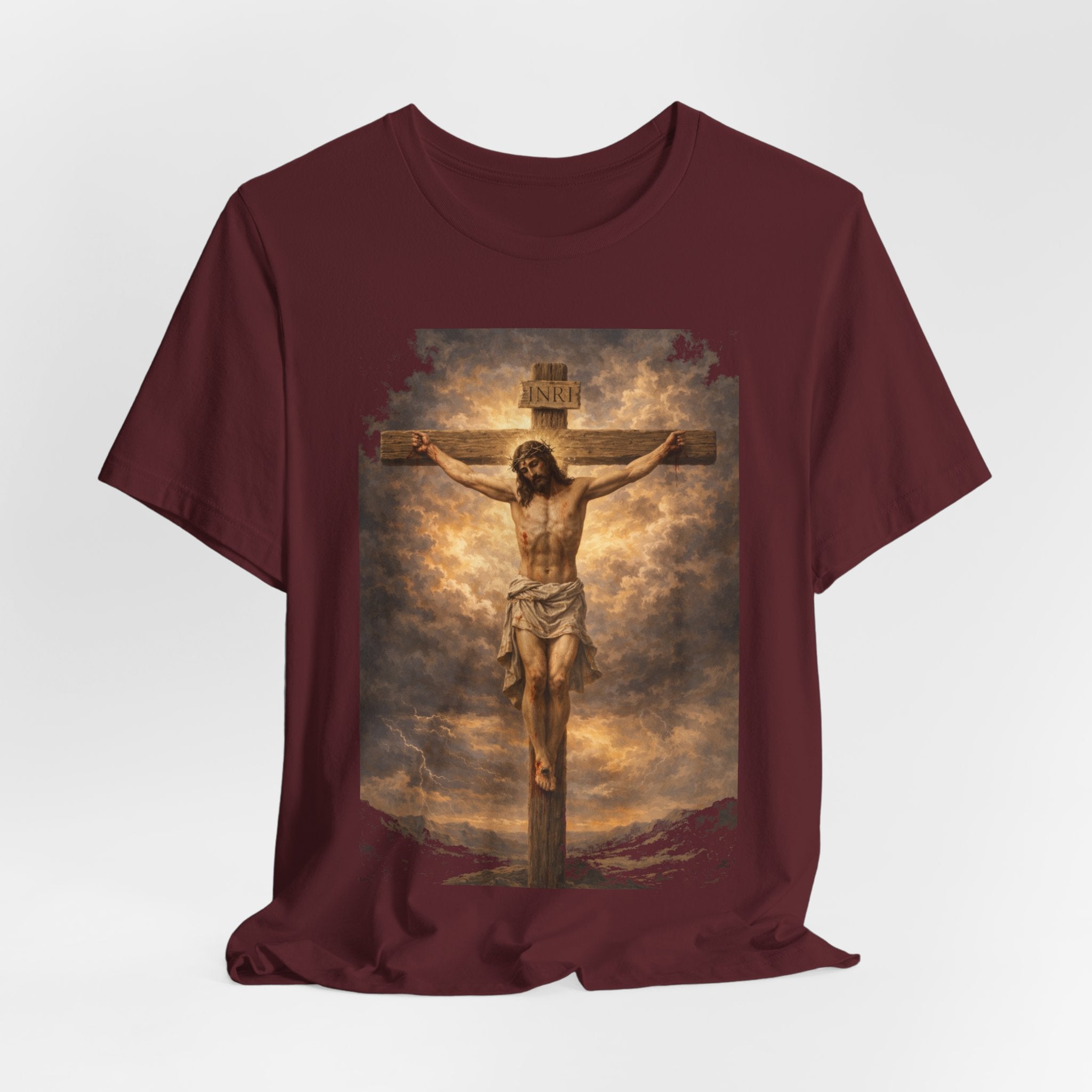 Crucifixion Jesus T‑Shirt — Religious Christian Graphic Tee for Easter & Faith