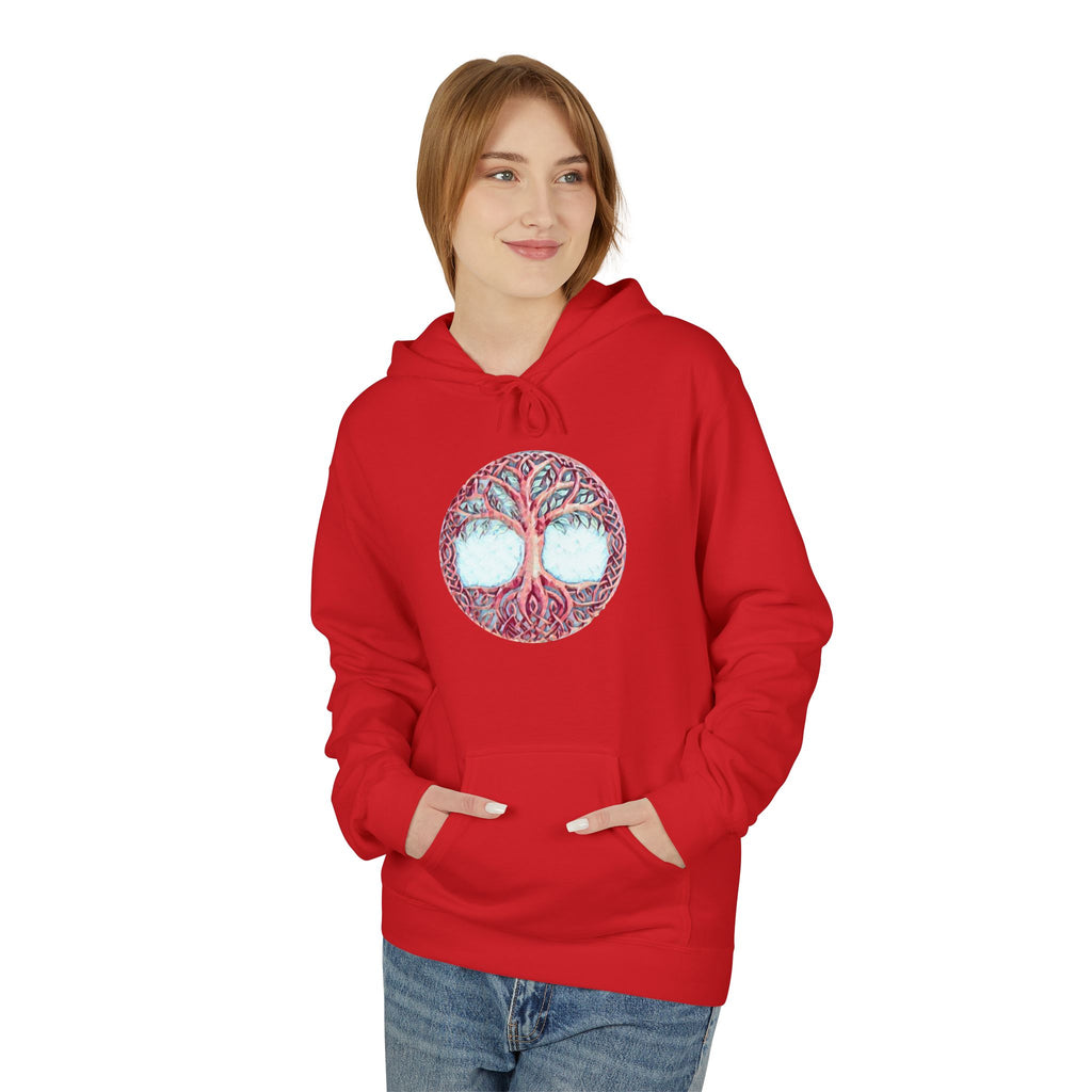 Yggdrasil, the Tree of Life-Cotton Hoodie — Botanical Nature Graphic