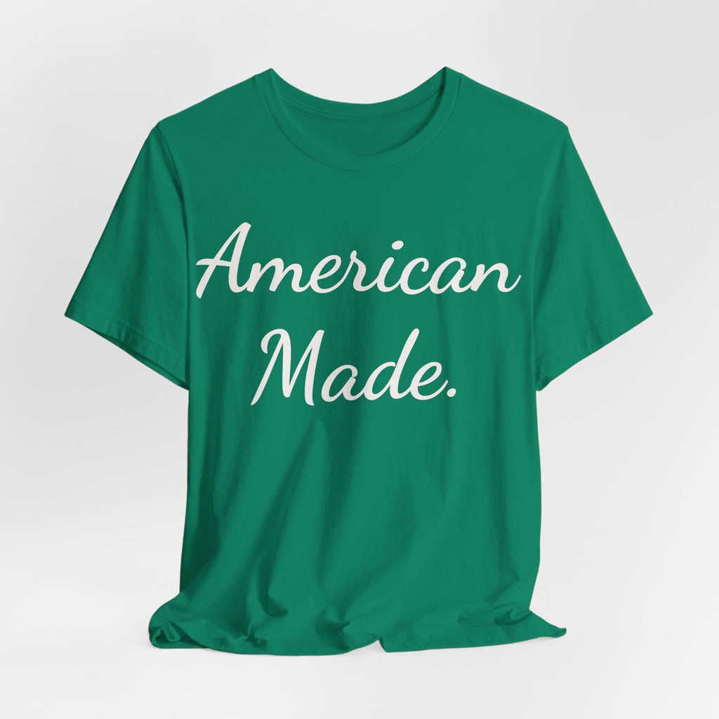 American Made T-Shirt — Patriotic Script Tee