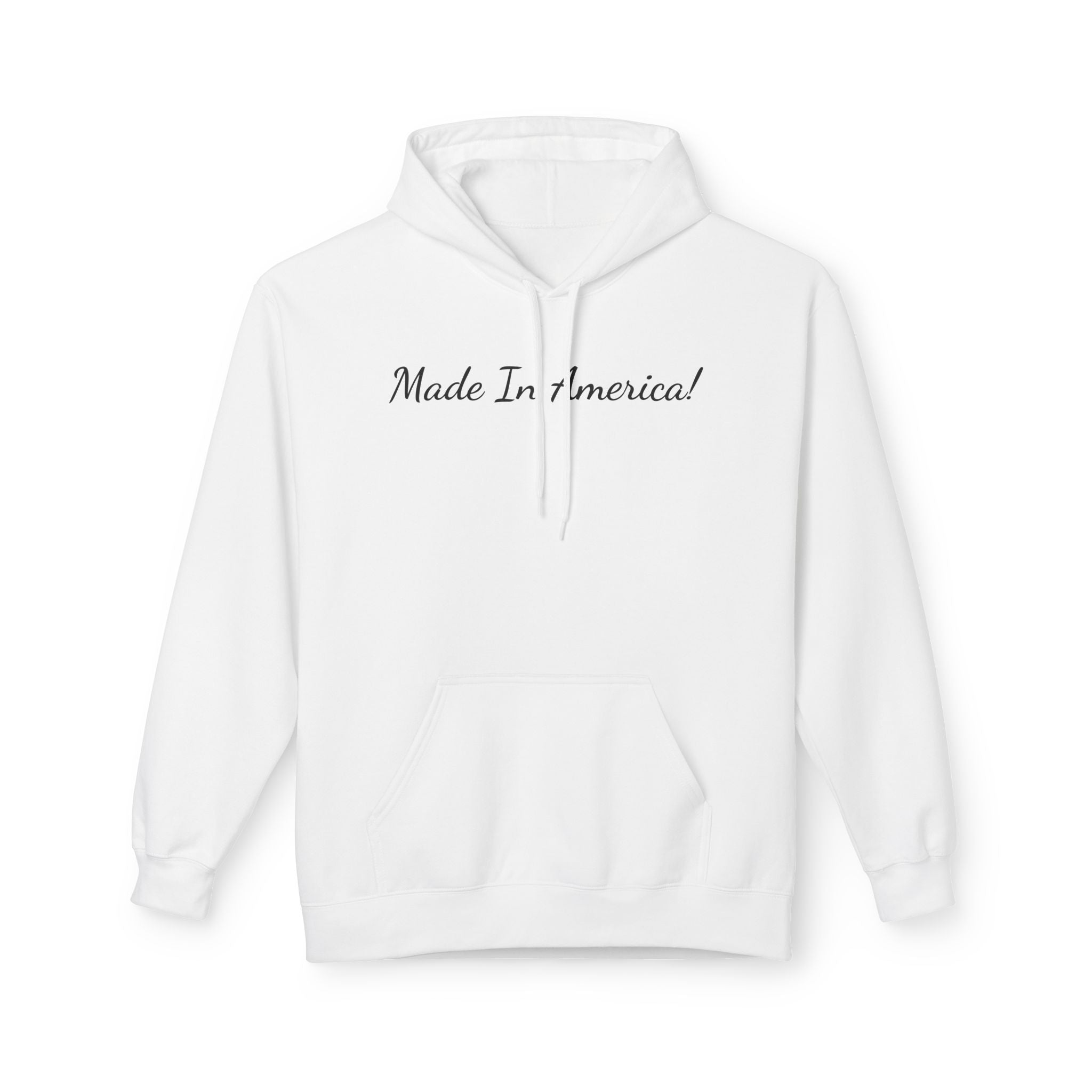Made In America Hoodie – Patriotic Script Pullover