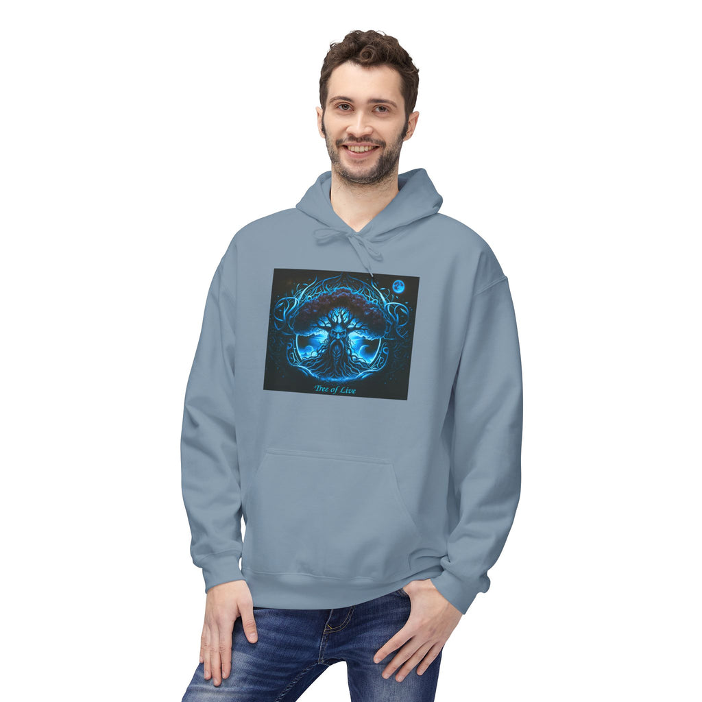 Yggdrasil, the Tree of Life,Hoodie — Ocean Zodiac Cancer Design