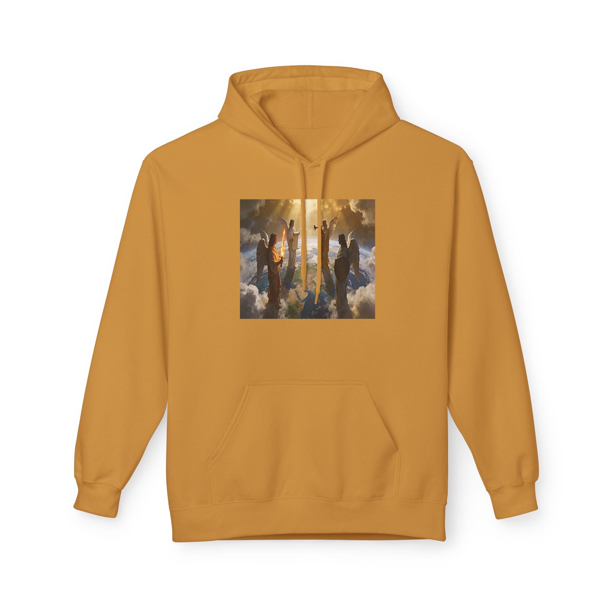 Christian Ascension Hoodie – Jesus and Angels Religious Pullover