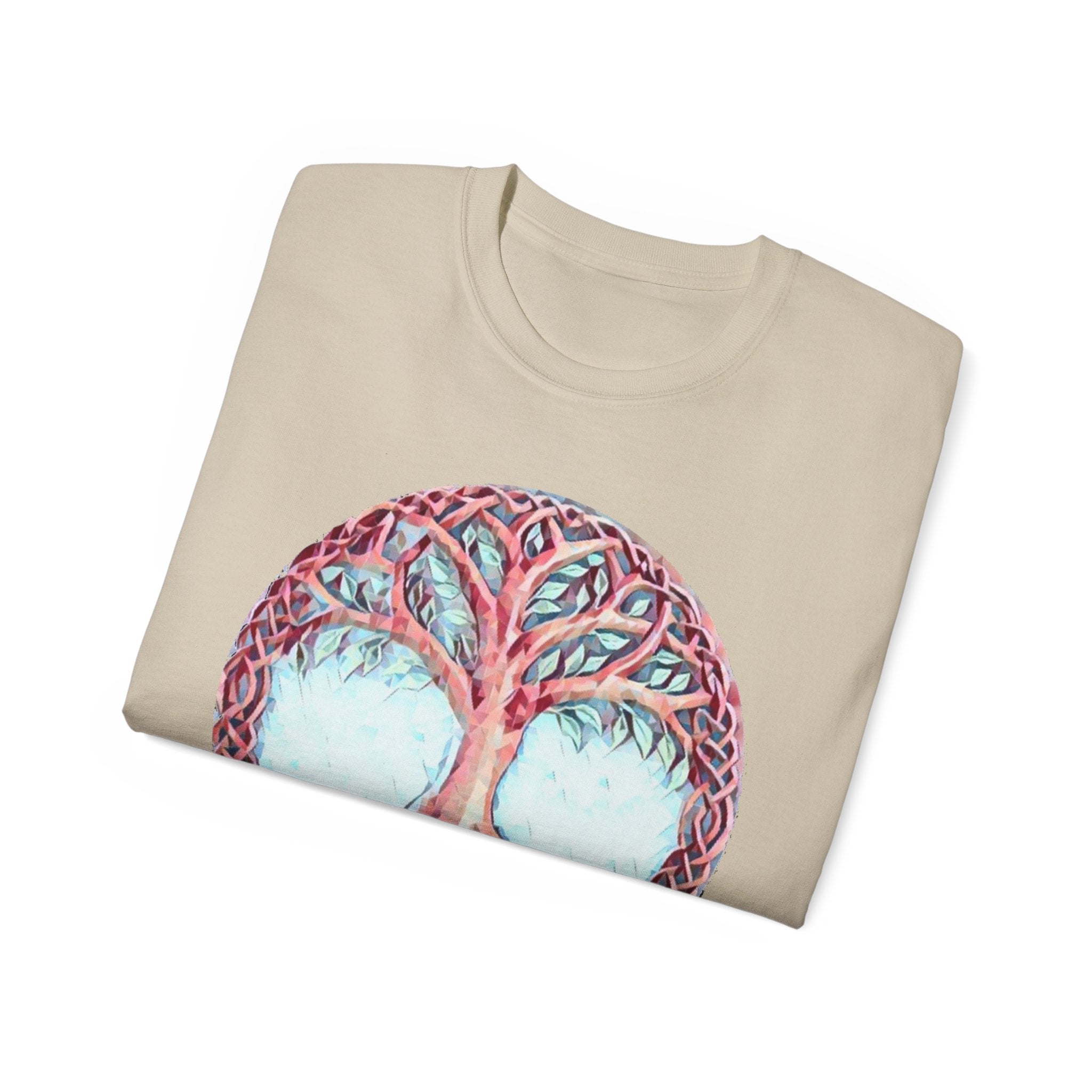 Yggdrasil – The Tree of Life Cotton T-Shirt — Celtic Roots Nature Graphic Tee