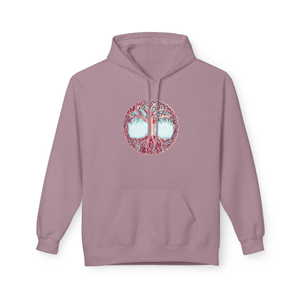 Yggdrasil Tree of Life Cotton Hoodie — Spiritual Nature Graphic Hoodie