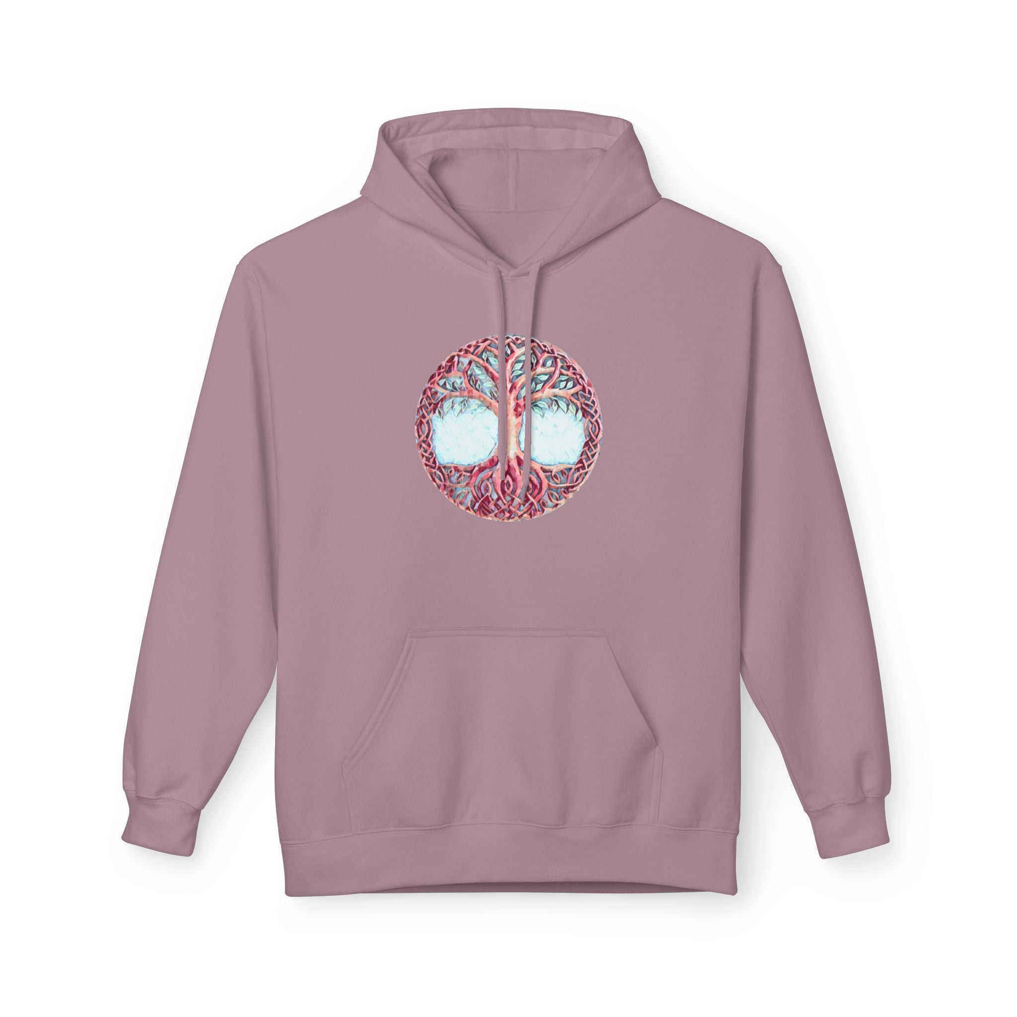 Yggdrasil, the Tree of Life-Cotton Hoodie — Botanical Nature Graphic