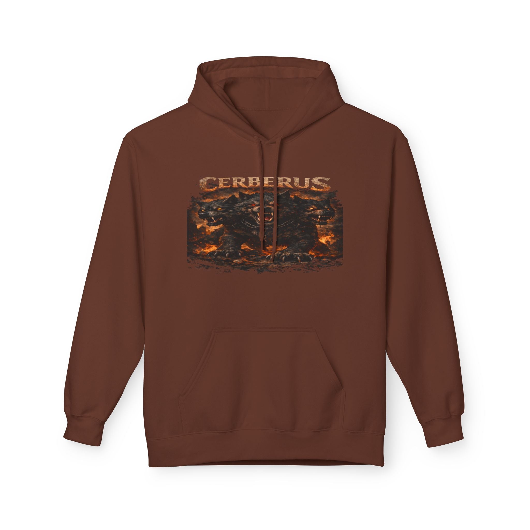 Cerberus Fiery Three-Headed Dog Hoodie