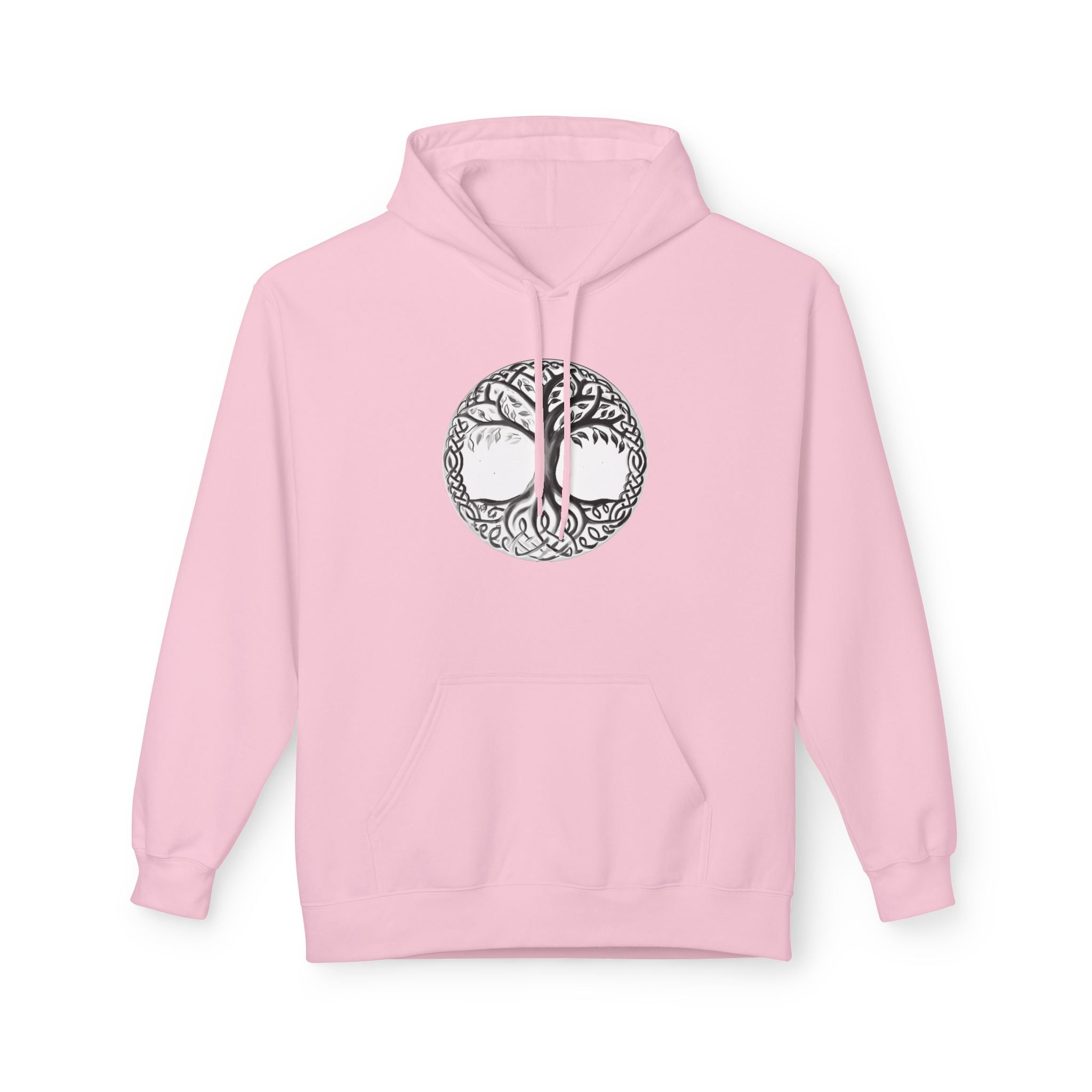 TYggdrasil tree of Life Cotton Hoodie – Intricate Celtic Woodland Symbol Sweatshirt