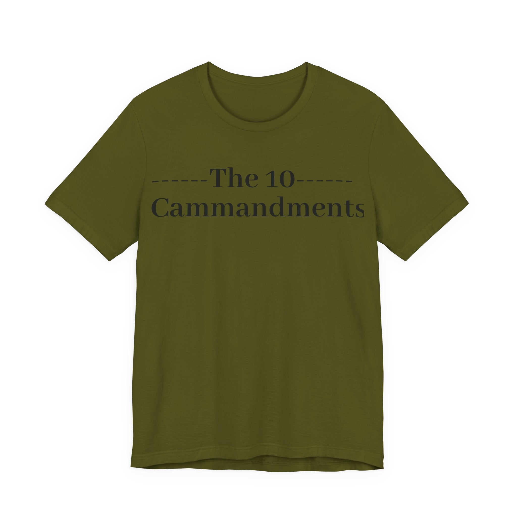 The 10 Commandment- Short Sleeve Tee