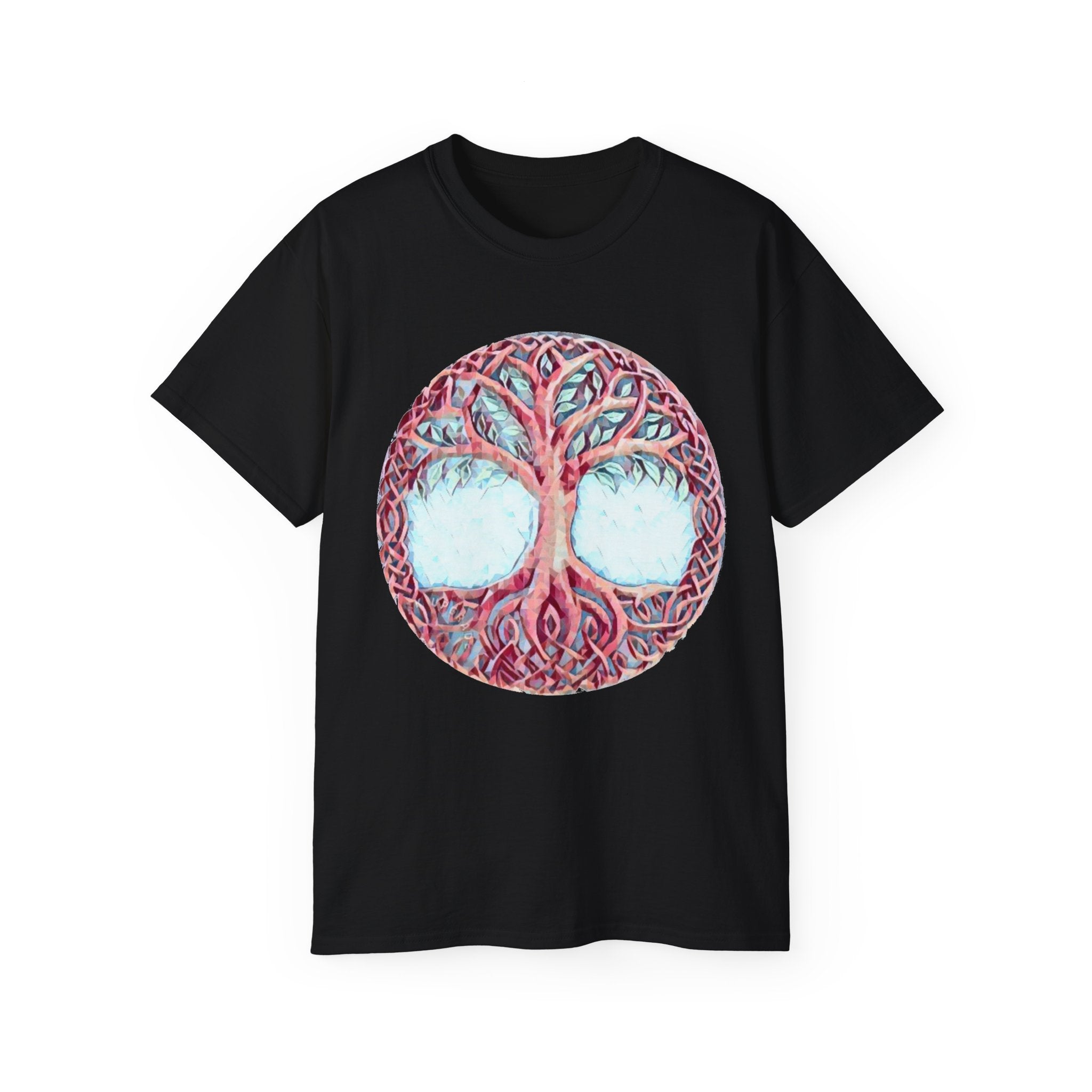 Yggdrasil – The Tree of Life Cotton T-Shirt — Celtic Roots Nature Graphic Tee