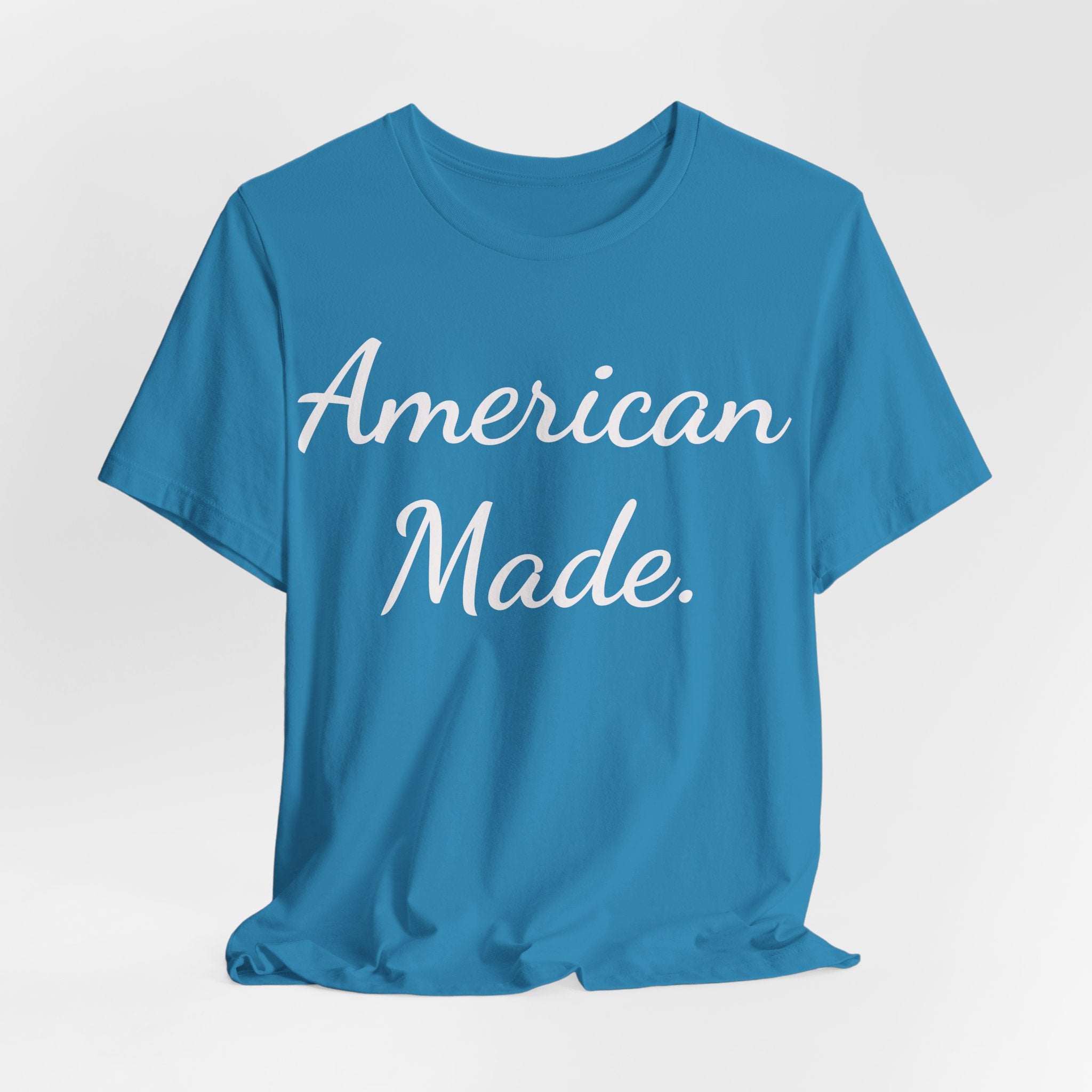 American Made T-Shirt — Patriotic Script Tee