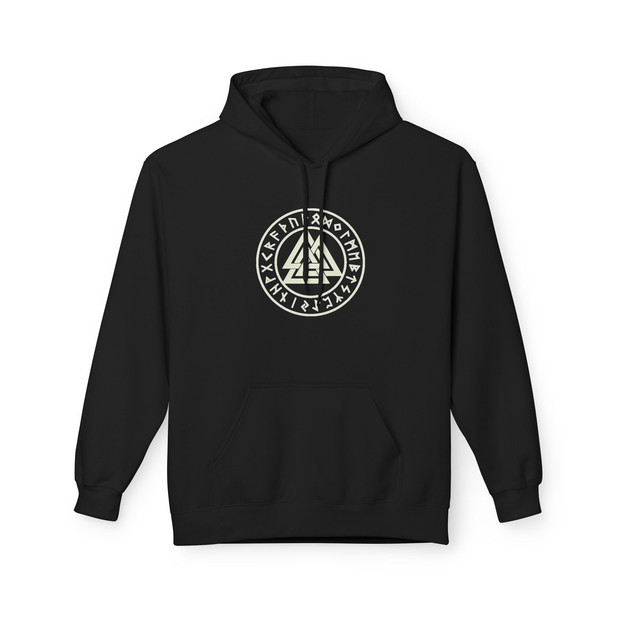 Viking  Rune Hoodie — Valknut Rune  — Norse Viking Symbol for the slain warrior