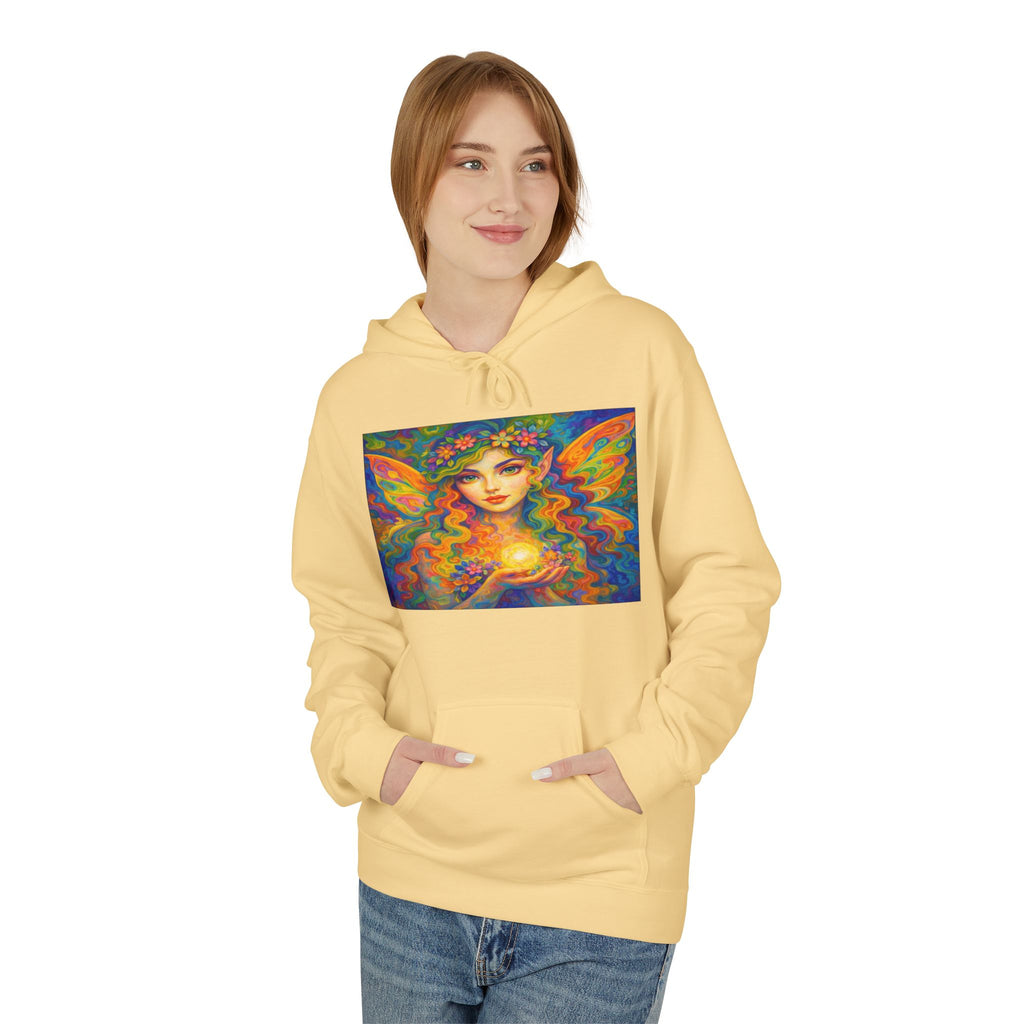 Psychedelic Butterfly fairy cotton Hoodie - Vibrant Tie-Dye Art Pullover