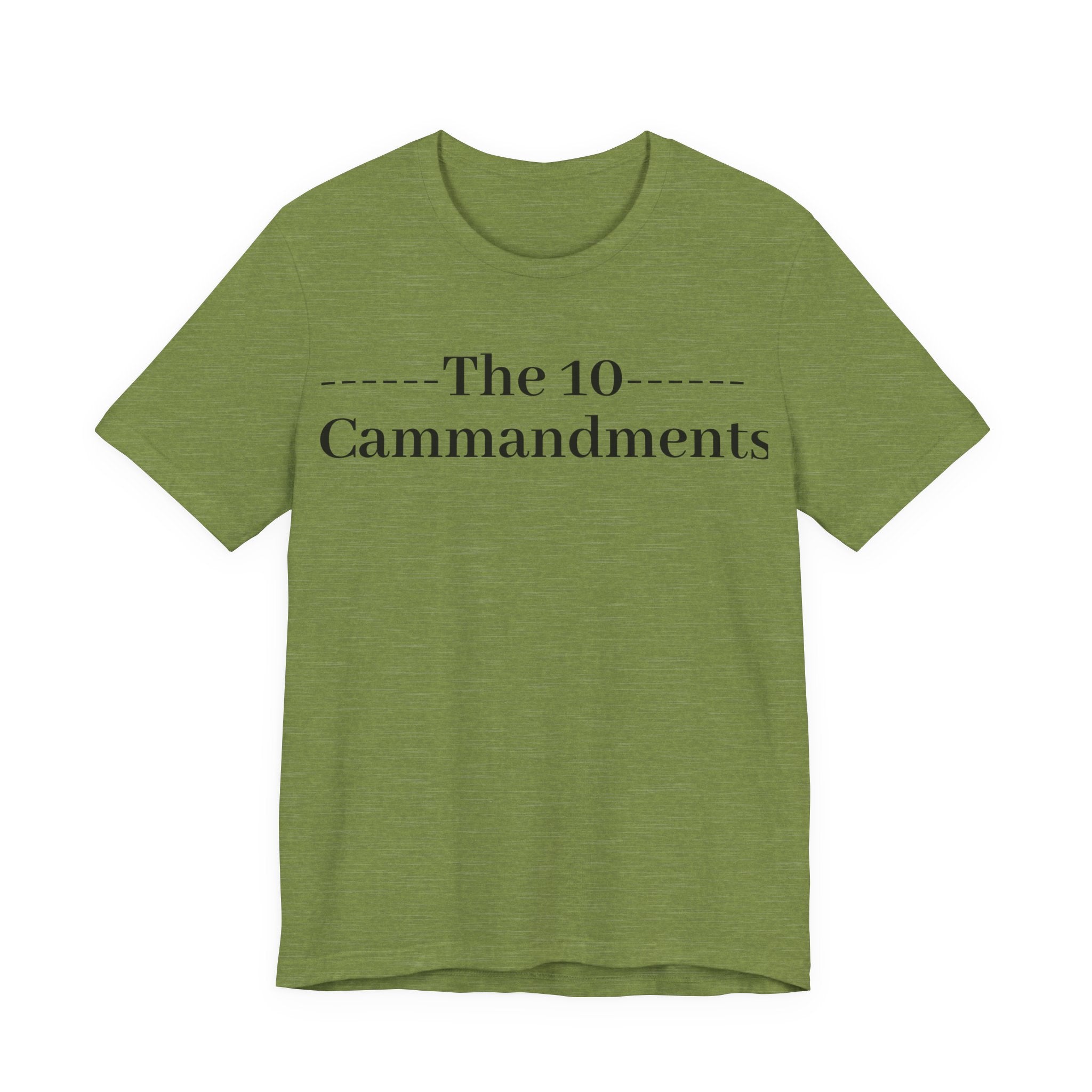 The 10 Commandment- Short Sleeve Tee