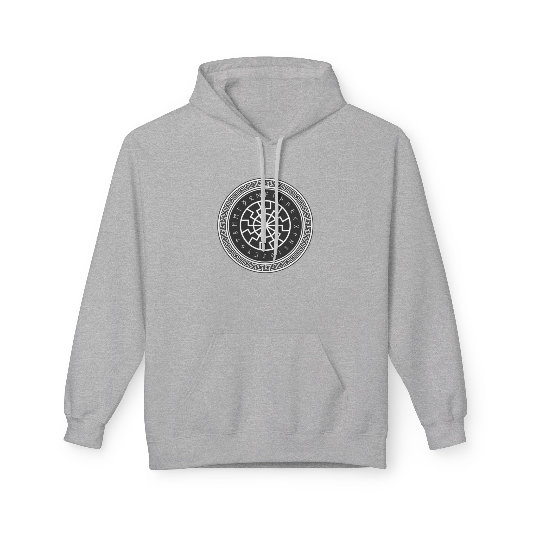 A Symbol of Luck in Norse Culture-Hoodie — Geometric Spiritual Graphic