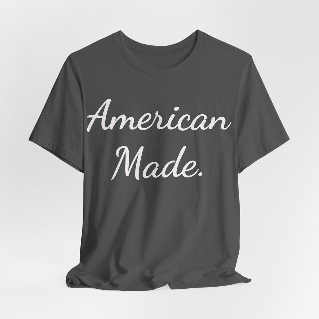 American Made T-Shirt — Patriotic Script Tee