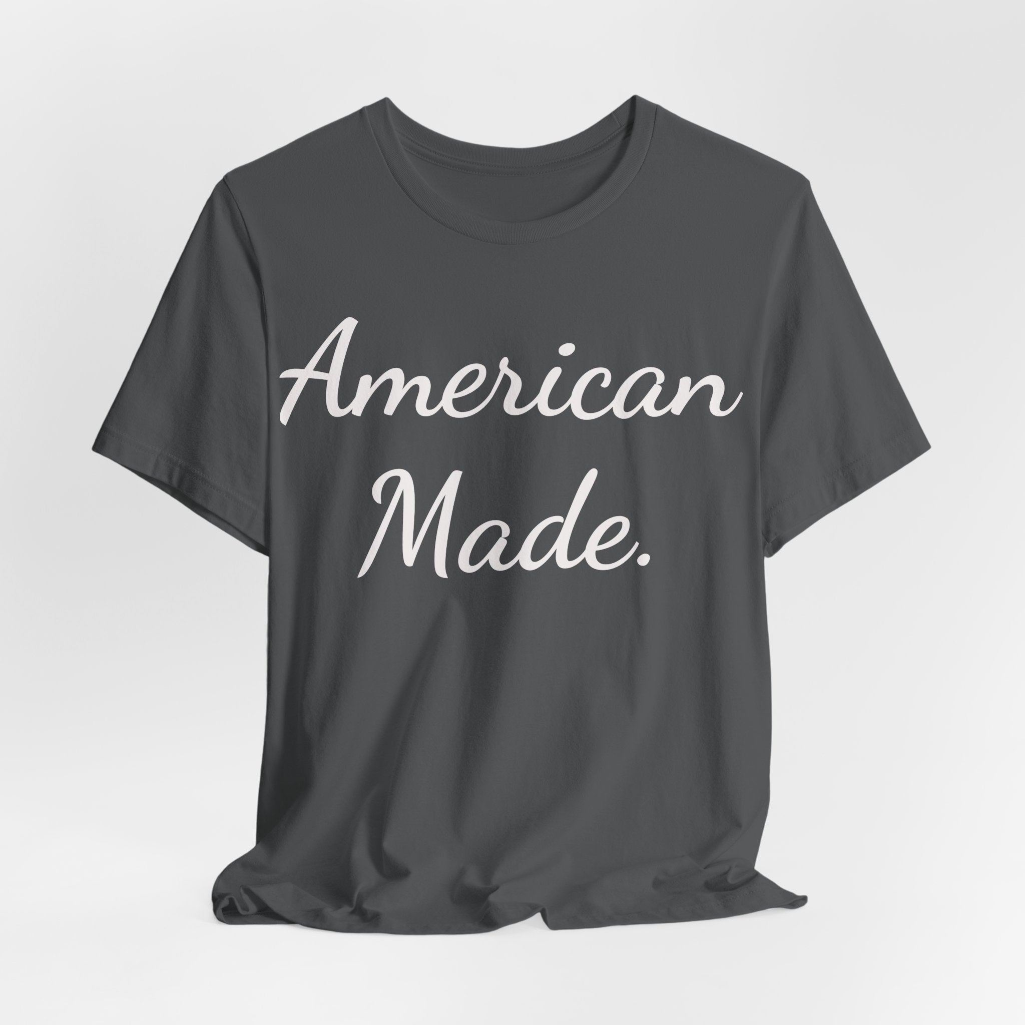American Made T-Shirt — Patriotic Script Tee