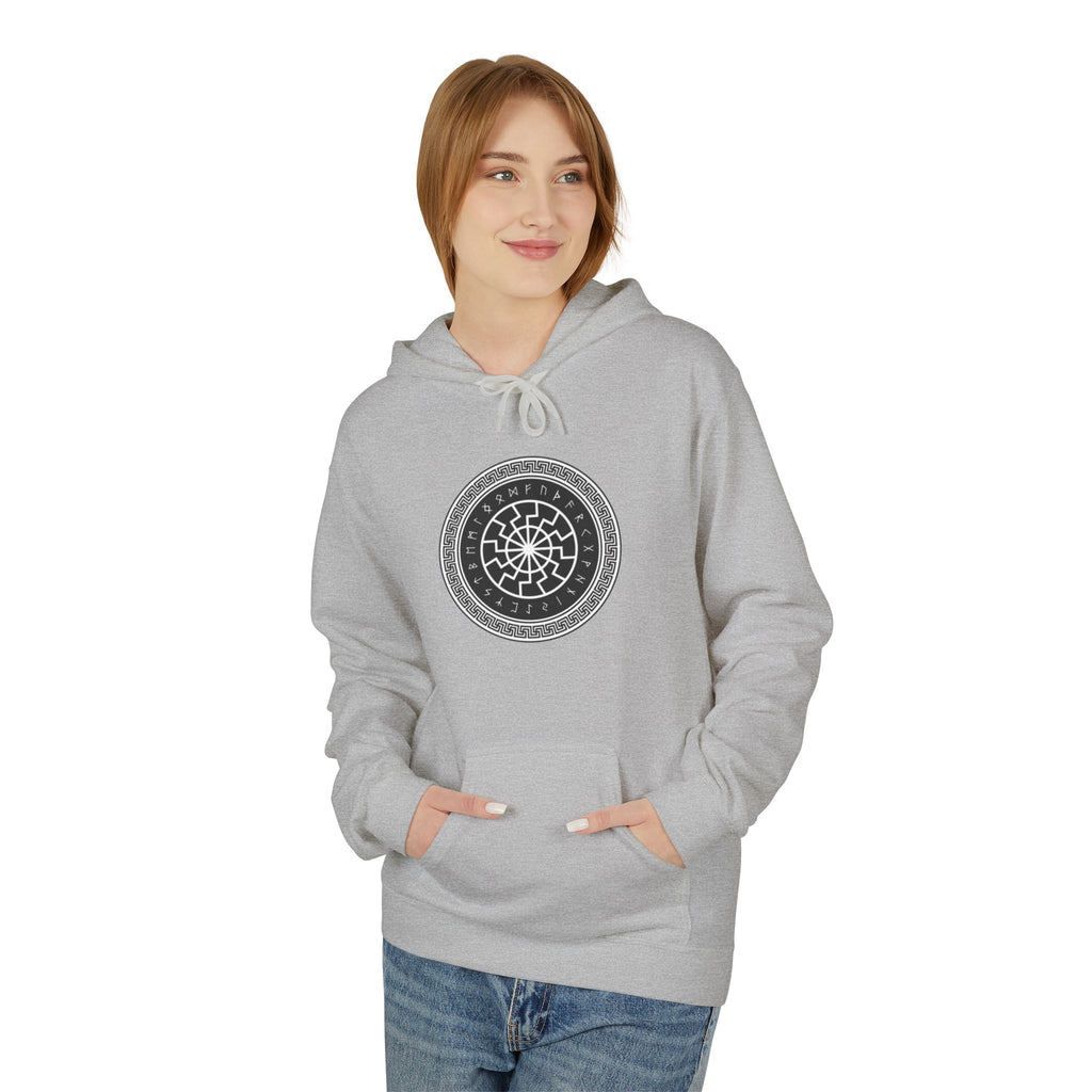 A Symbol of Luck in Norse Culture-Hoodie — Geometric Spiritual Graphic