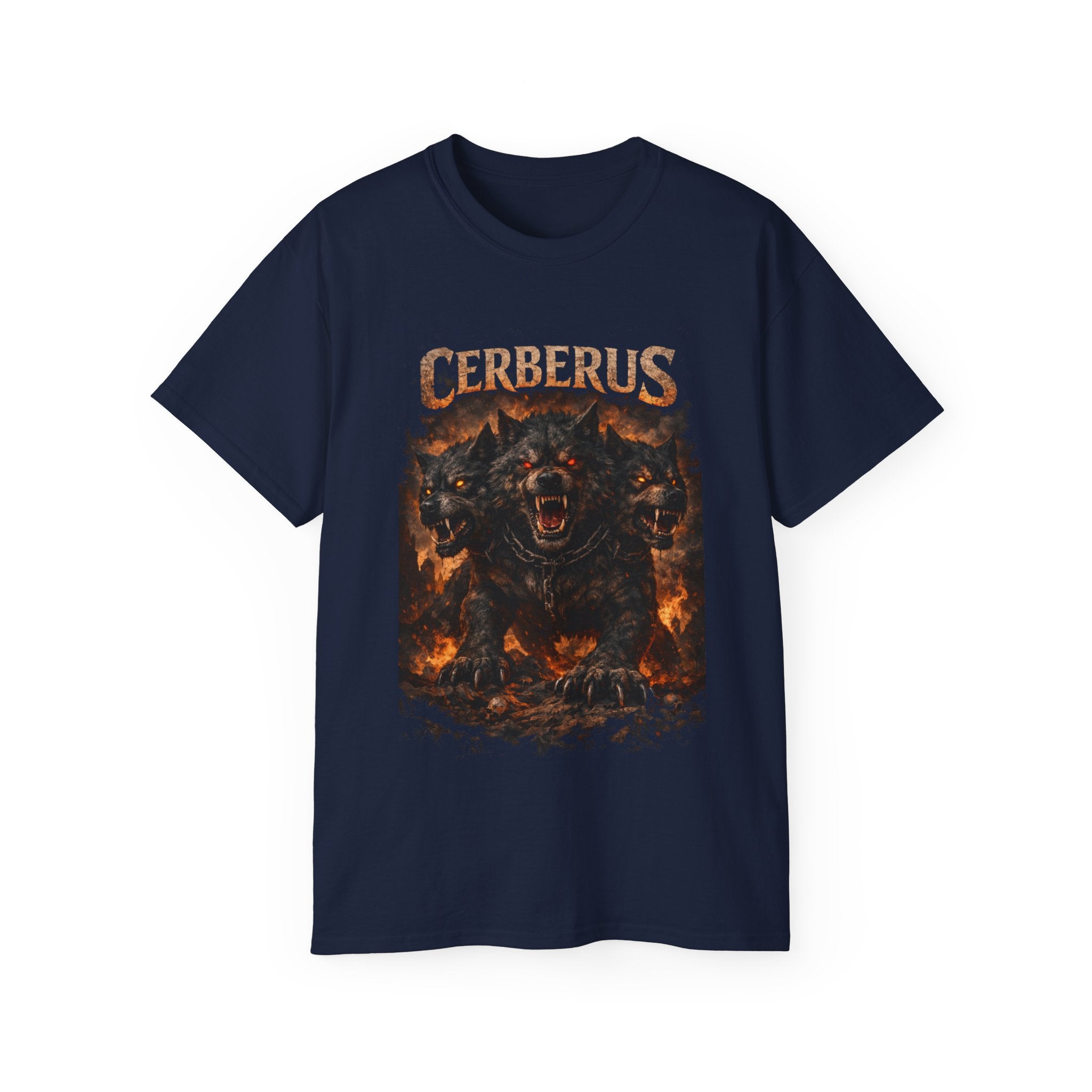 Cerberus from Greek mythology, known as the guardian of the Underworld-cotton T shirt