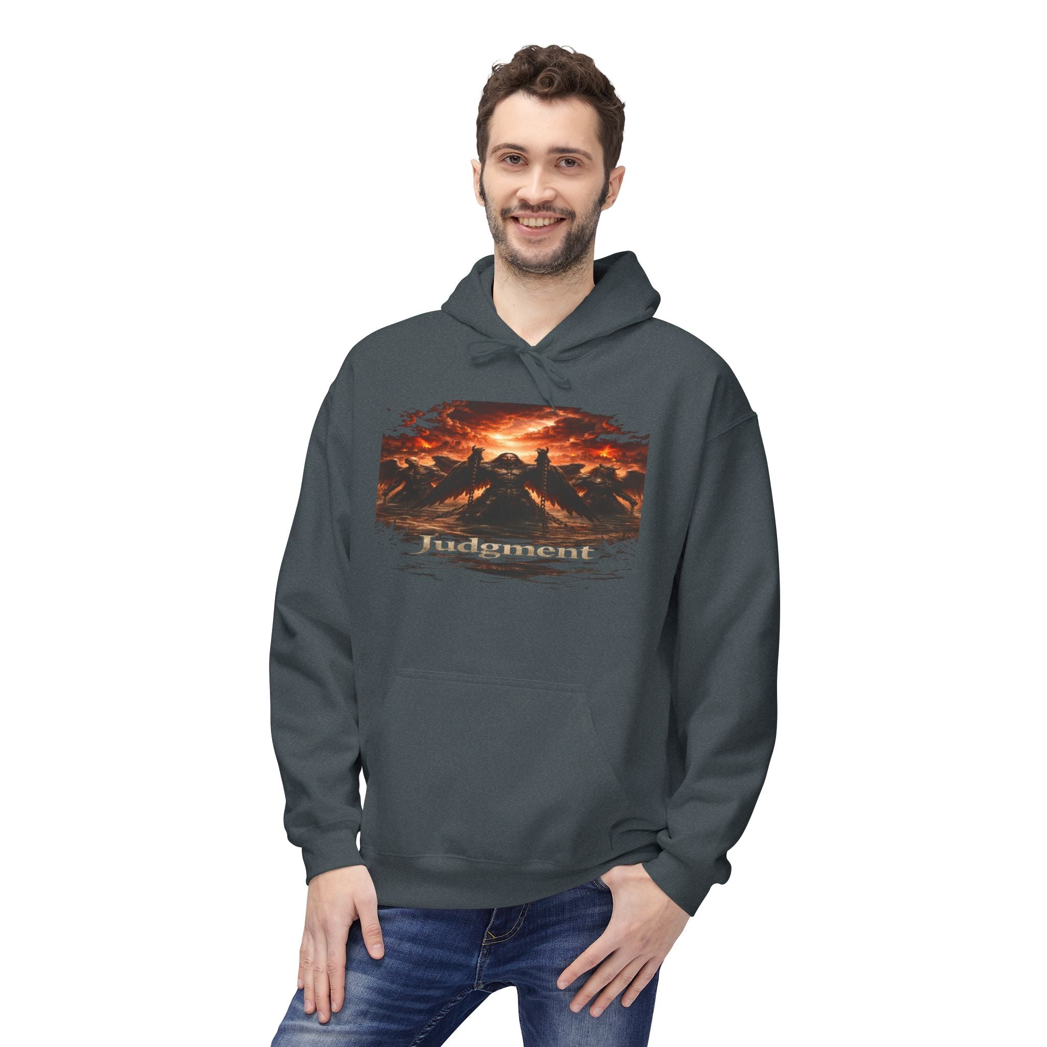 The black horse from Revelation 6:5-6! Graphic Hoodie