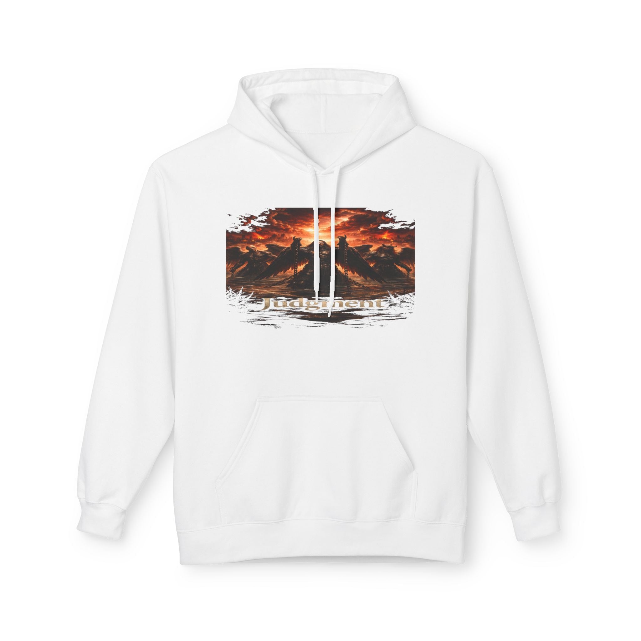 The black horse from Revelation 6:5-6! Graphic Hoodie