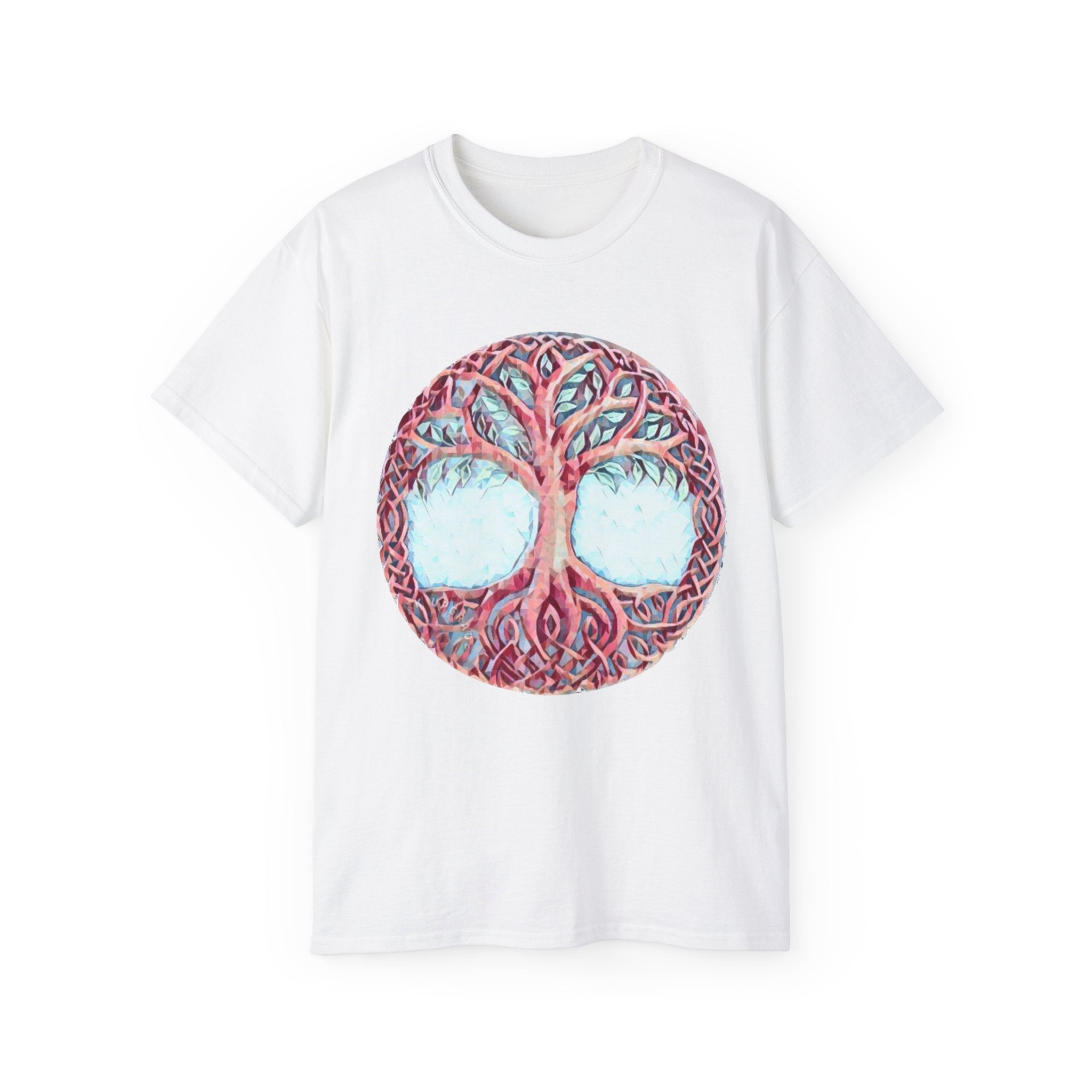 Yggdrasil – The Tree of Life Cotton T-Shirt — Celtic Roots Nature Graphic Tee