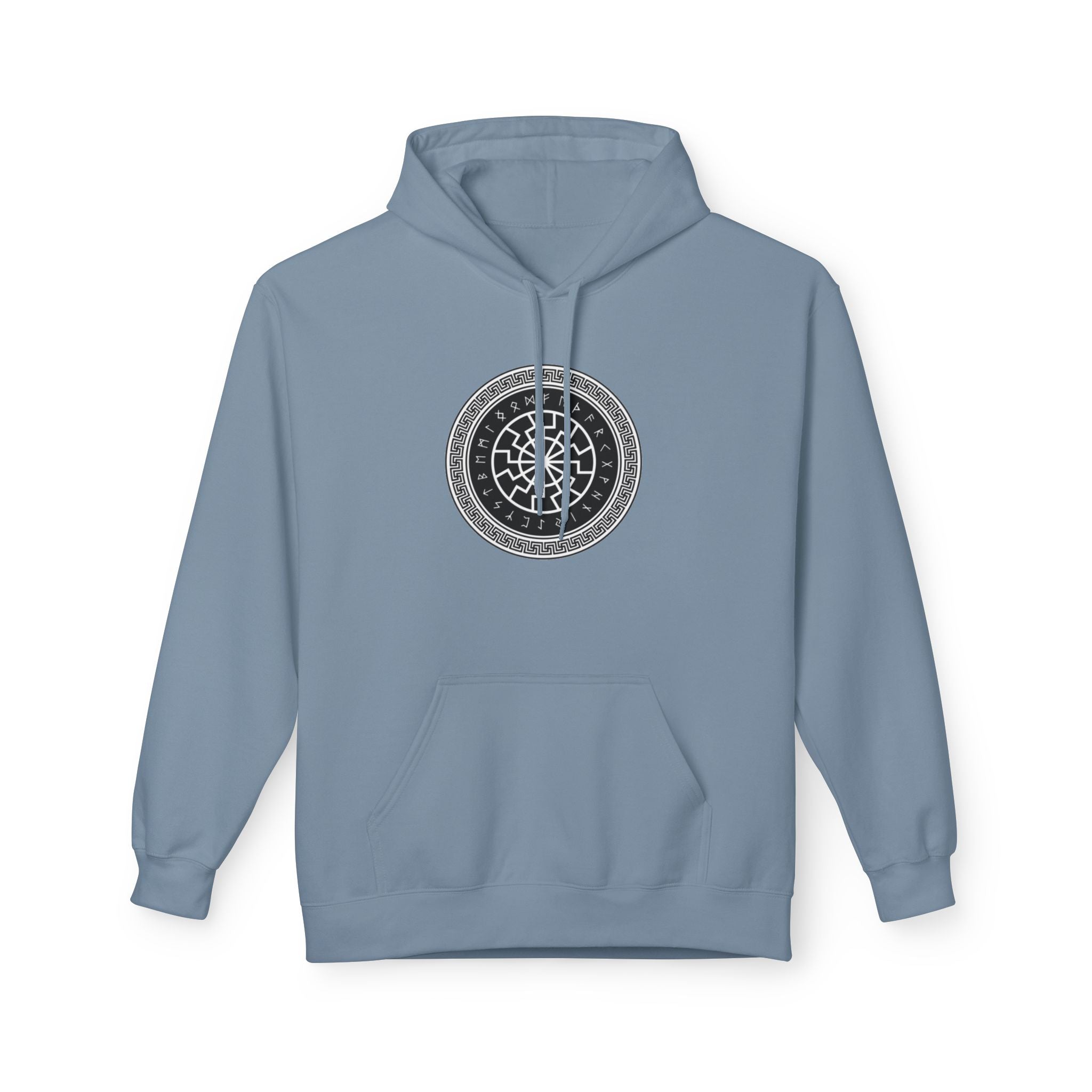 A Symbol of Luck in Norse Culture-Hoodie — Geometric Spiritual Graphic