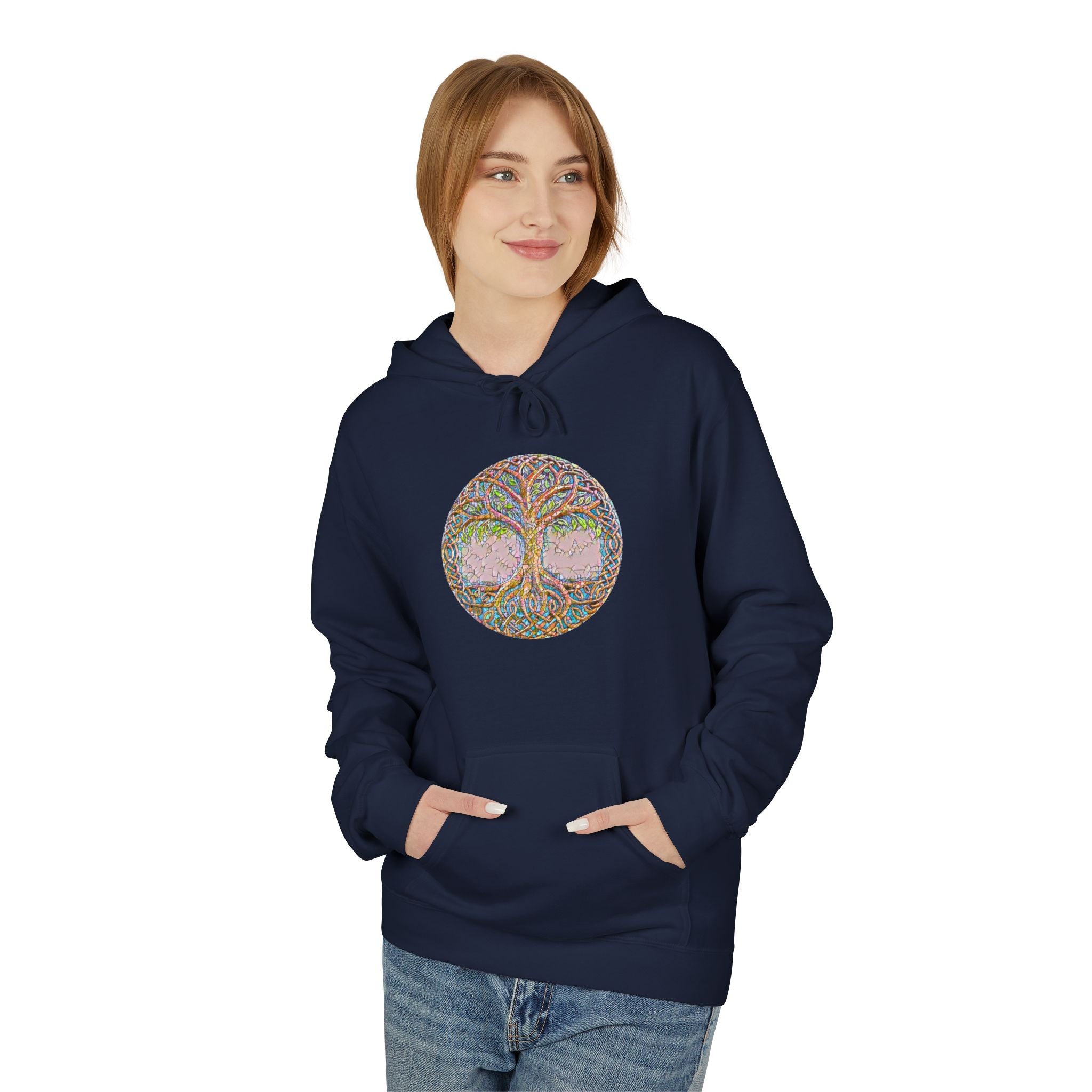 Yggdrasil, the Tree of Life-Cotton Hoodie