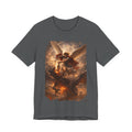 Michael and his angels fought against the dragon Revelation 12:7 Tee — Spiritual Battle Winged Art T-Shirt