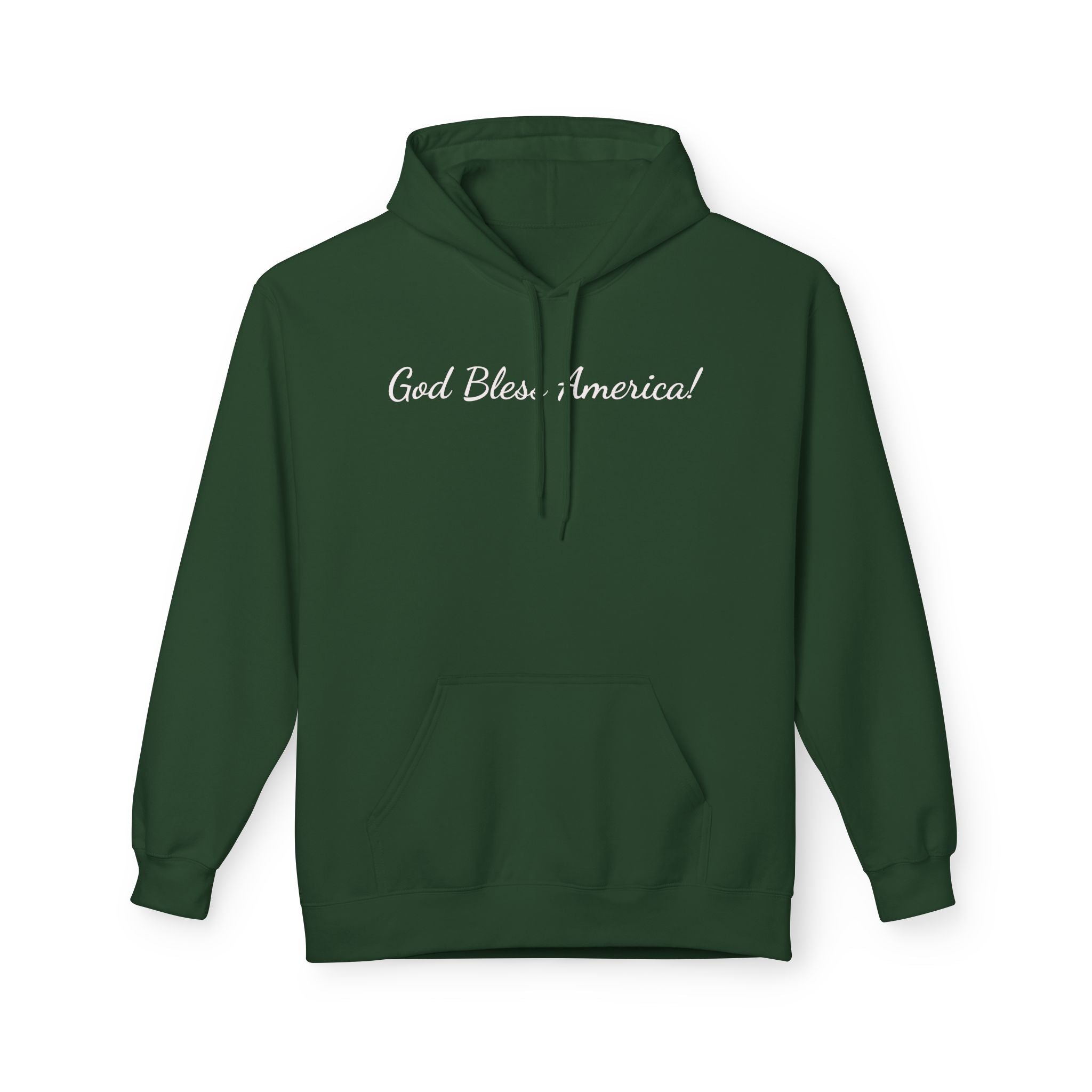 — "God Bless America" Script Patriotic Pullover