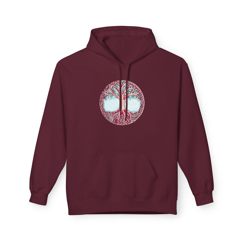 Yggdrasil, the Tree of Life-Cotton Hoodie — Botanical Nature Graphic