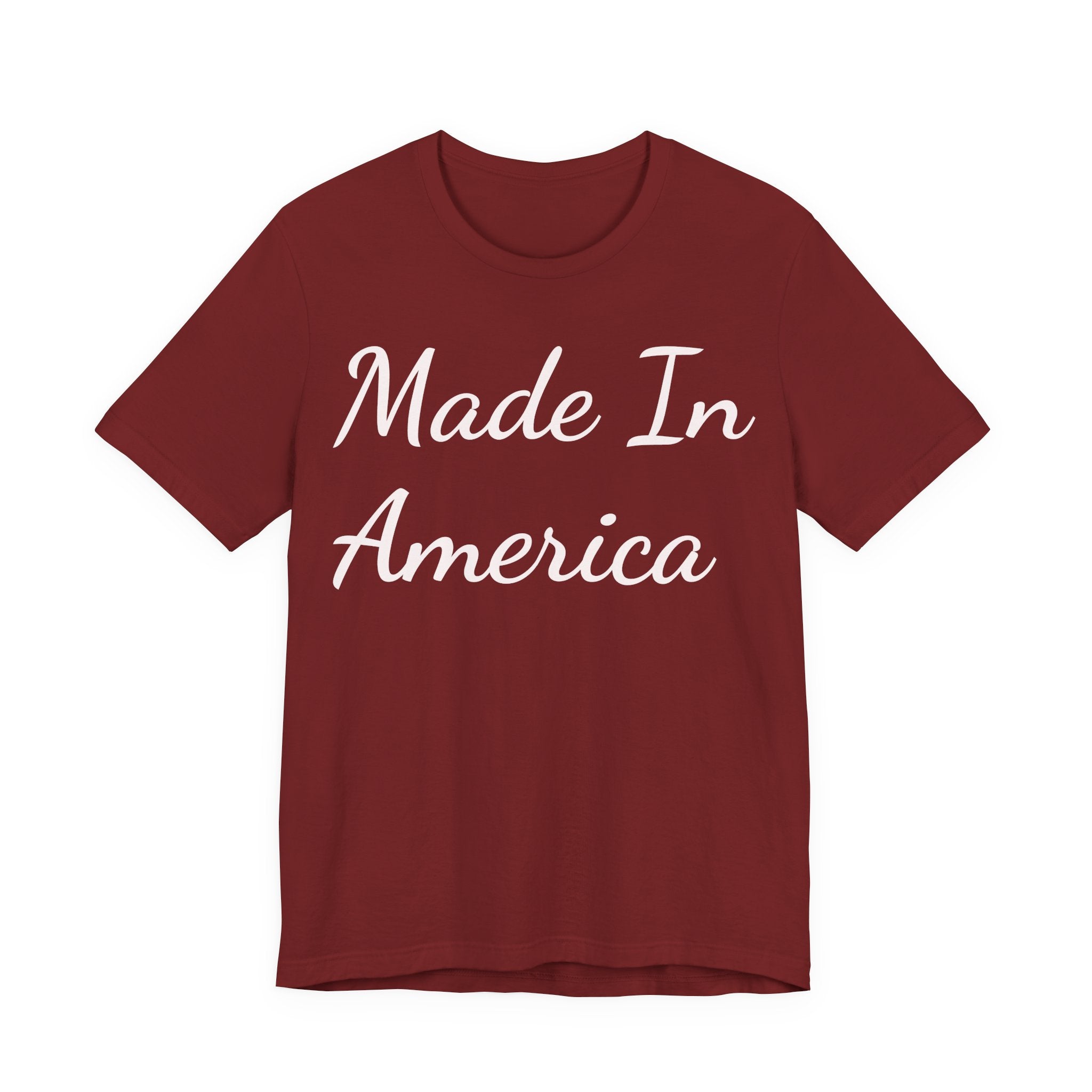 Made In America Tee — Patriotic Short Sleeve T-Shirt