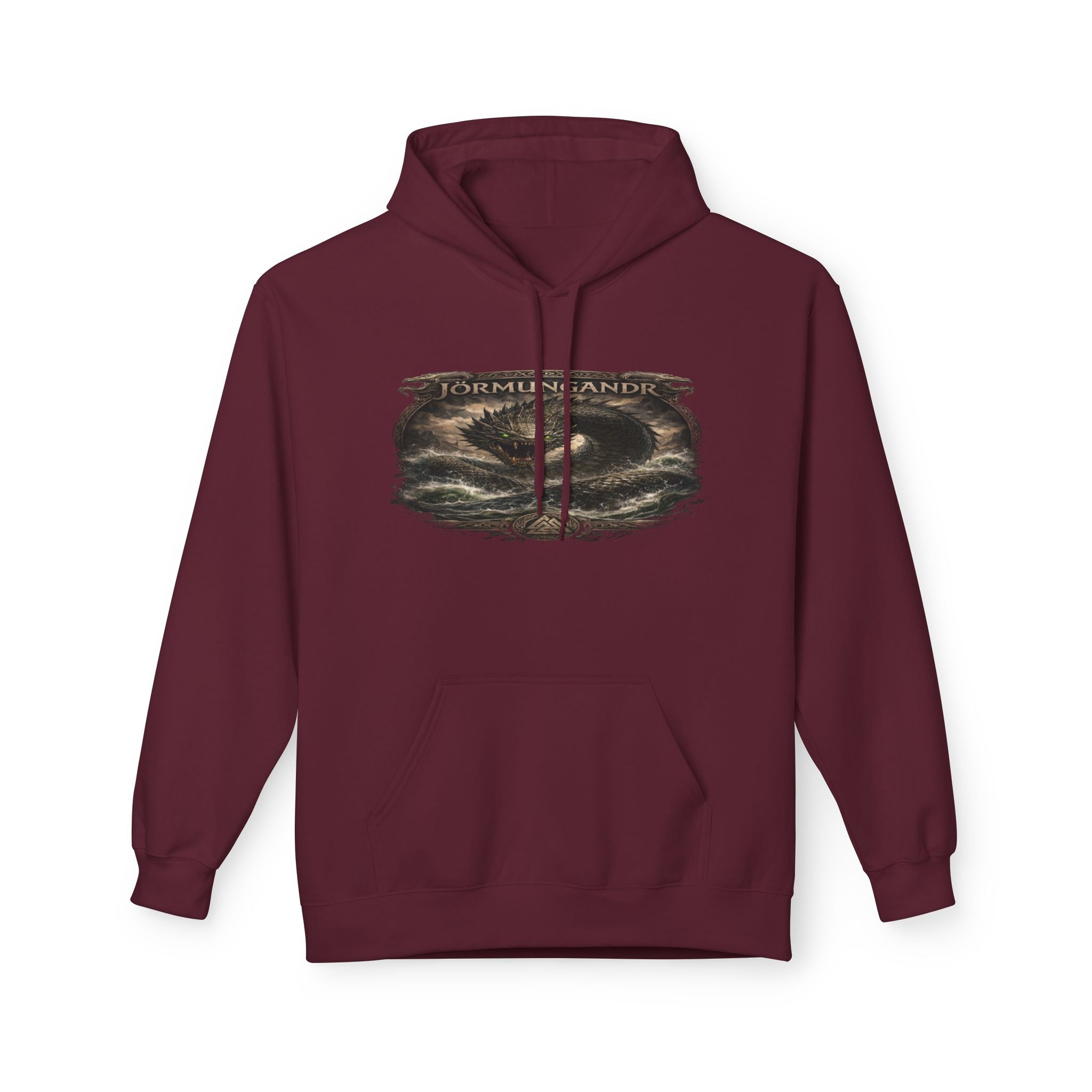 Jörmungandr is the Midgard serpent Viking Hoodie —