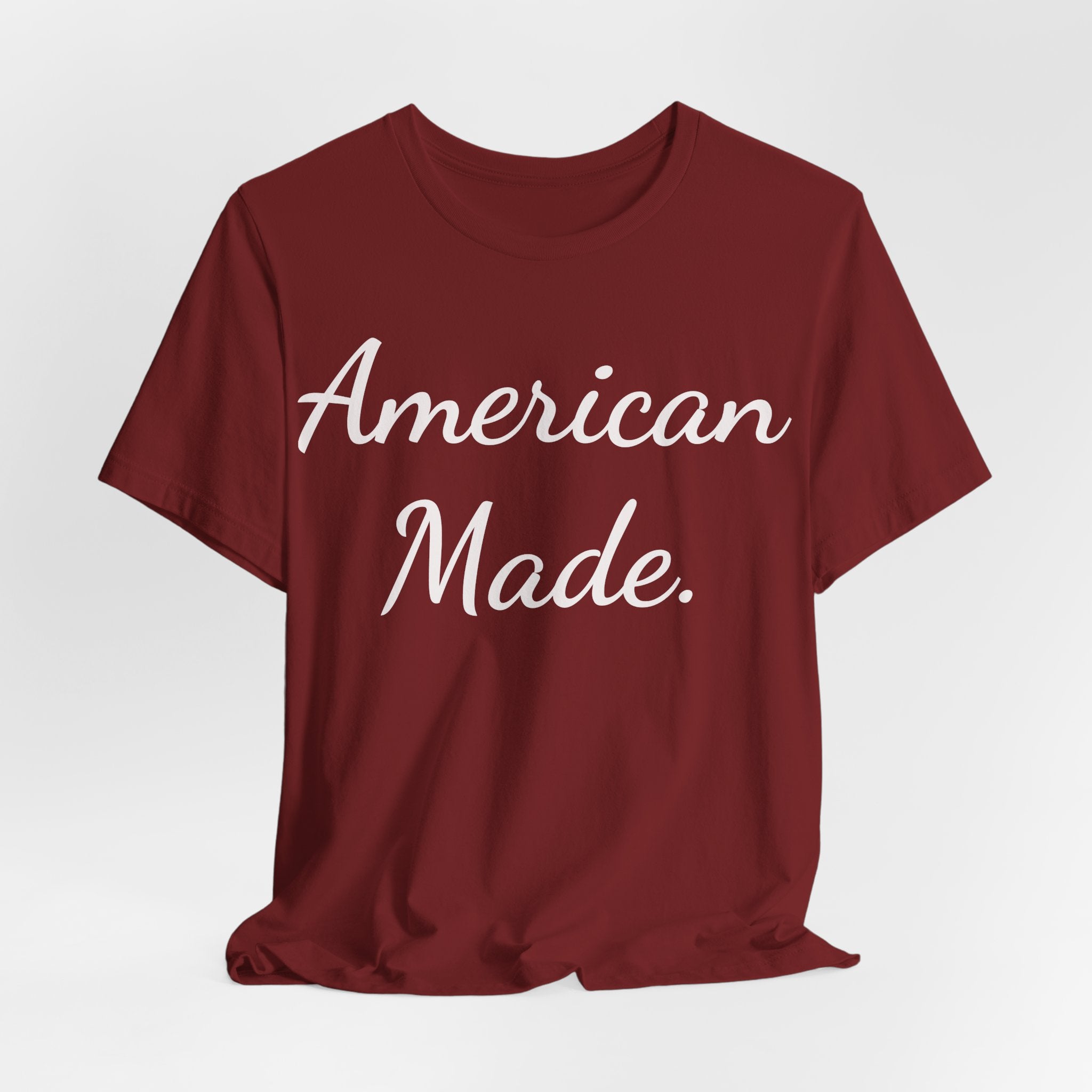 American Made T-Shirt — Patriotic Script Tee