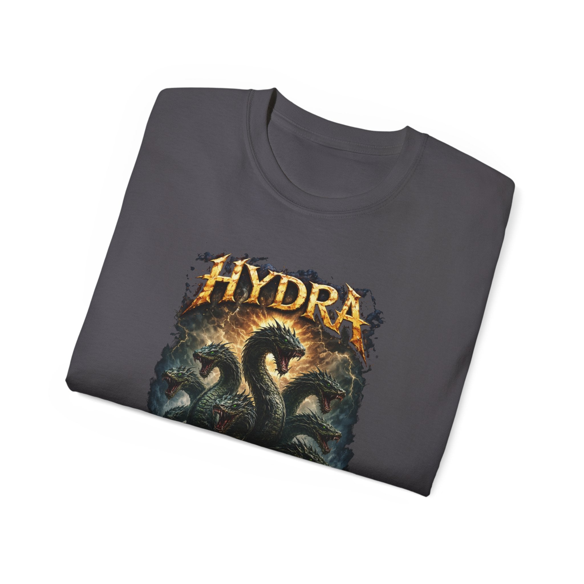 Hydra Sea Monster Cotton T‑Shirt — Mythical Kraken Graphic Tee