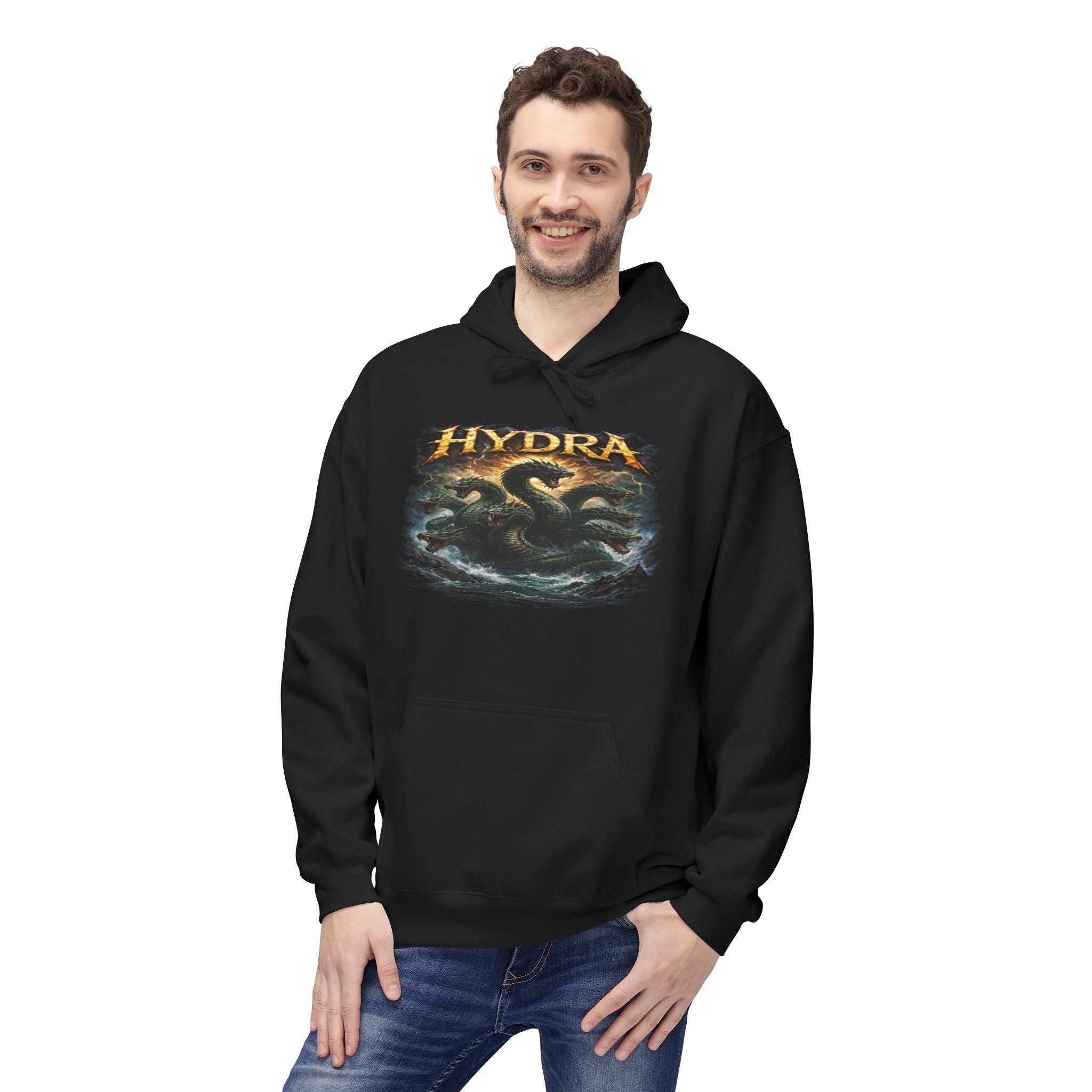 The mythical Greek Hydra Hoodie — Mythic Sea Monster Pullover