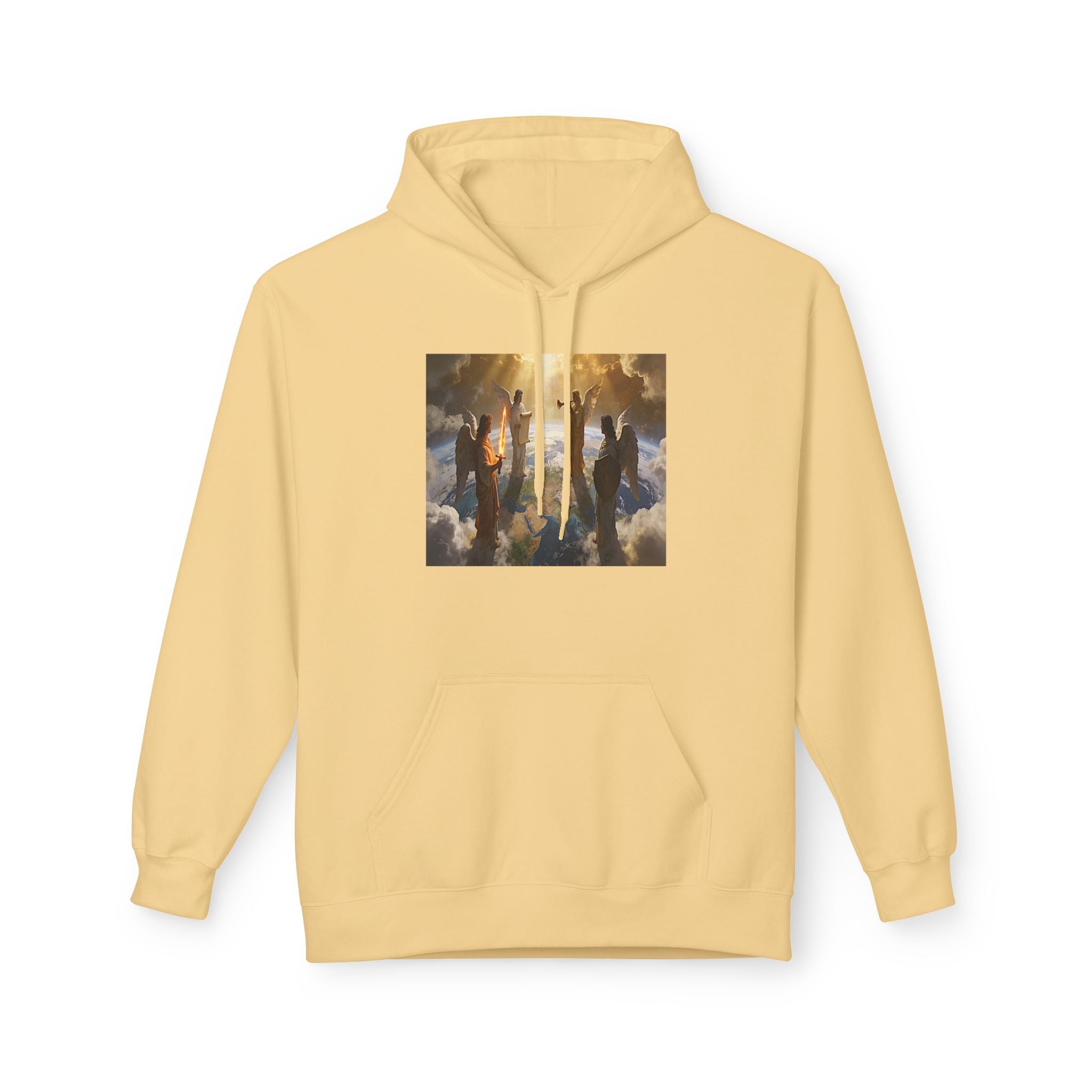 Christian Ascension Hoodie – Jesus and Angels Religious Pullover