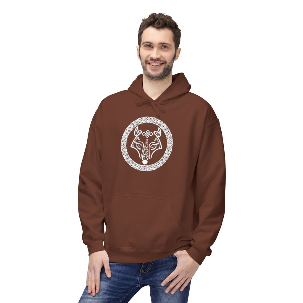 Wolf Knot Celtic Hoodie — Norse Viking Tribal -The Wolf – A Symbol of Power, Destruction, and Loyalty