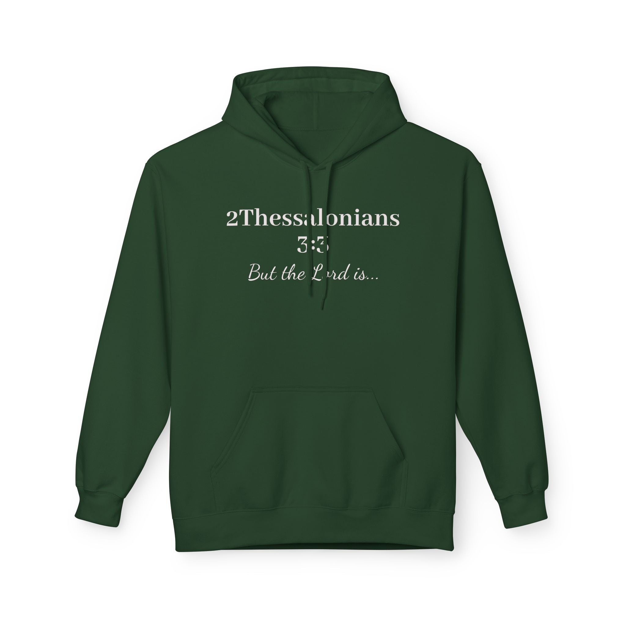 2 Thessalonians 3:3 Hoodie — Christian Faith Scripture Pullover