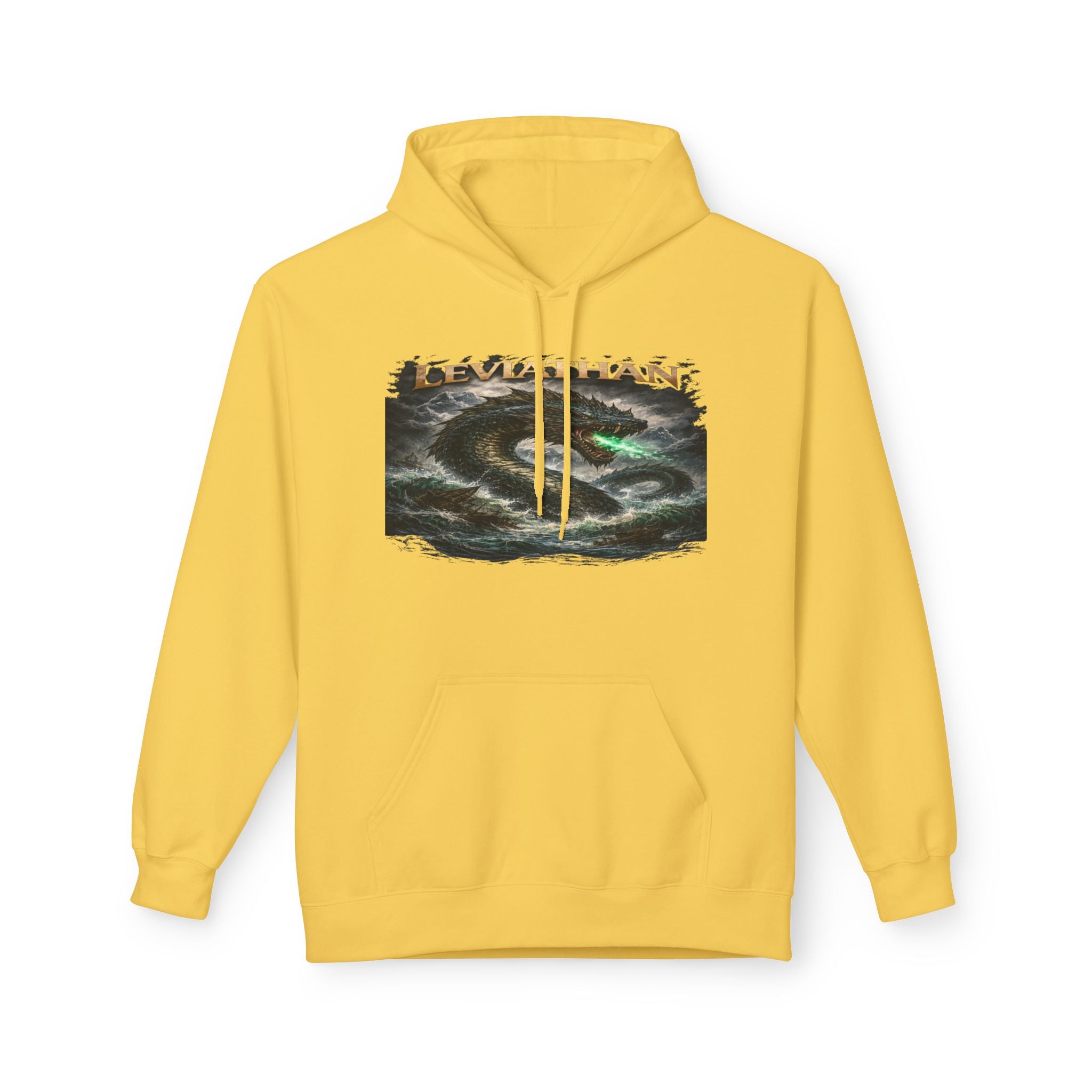 Leviarhan Hoodie — Coastal Wave Graphic Pullover