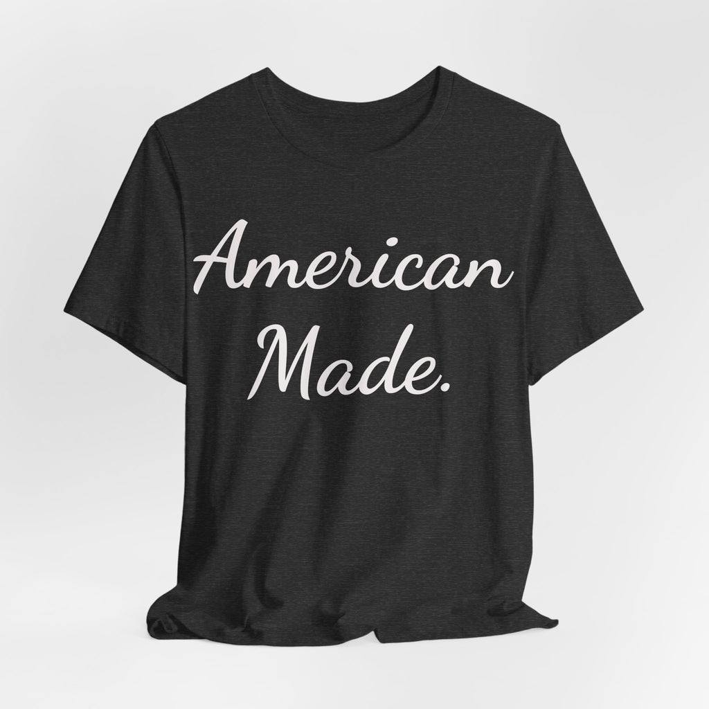 American Made T-Shirt — Patriotic Script Tee