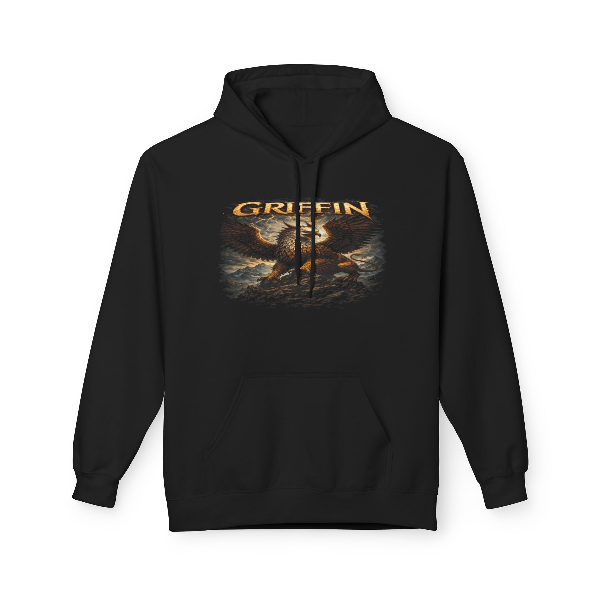 Griffin Graphic Hoodie - Mythical Eagle Design